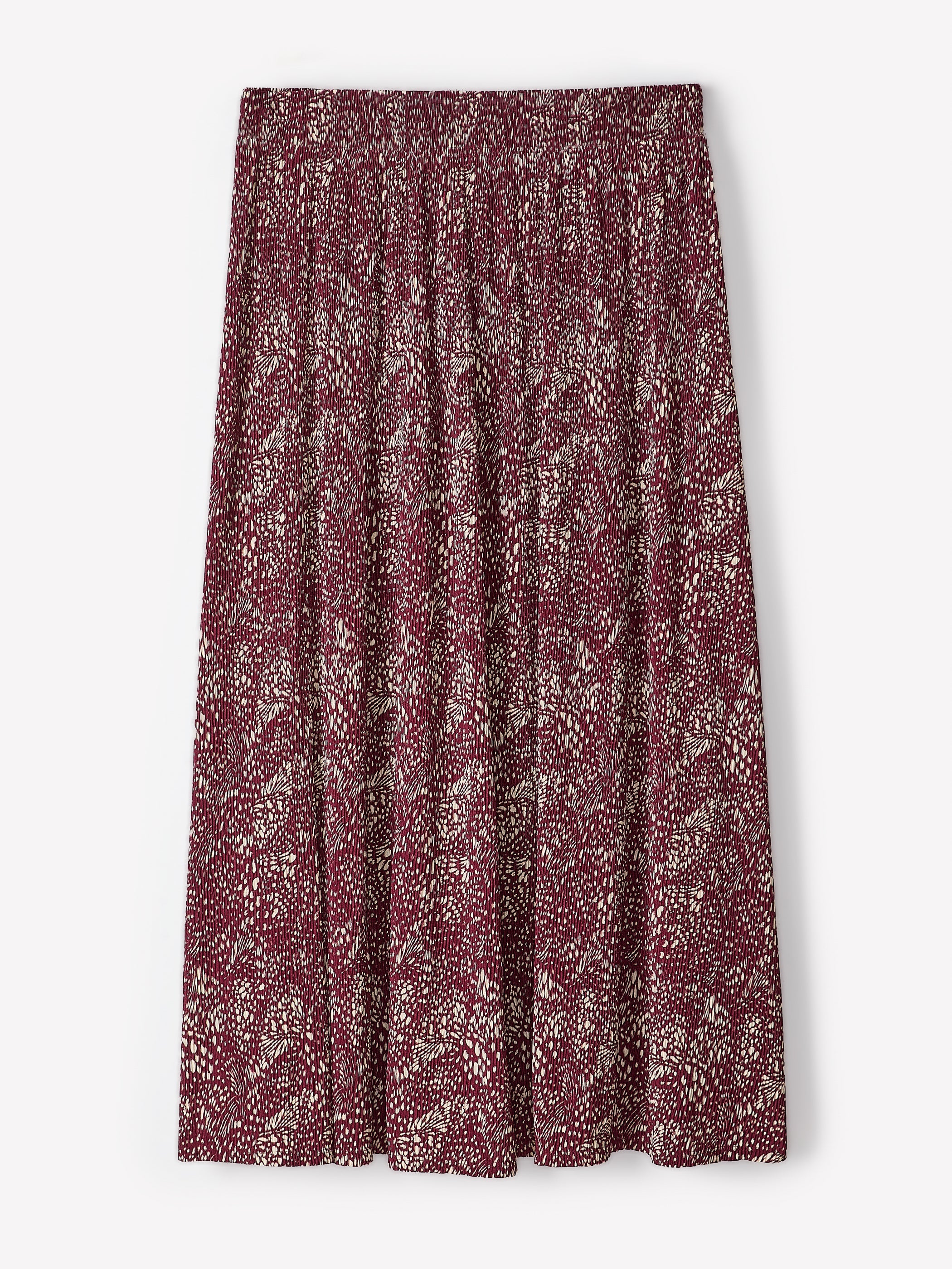 RW&CO High-Rise Flare Midi Skirt