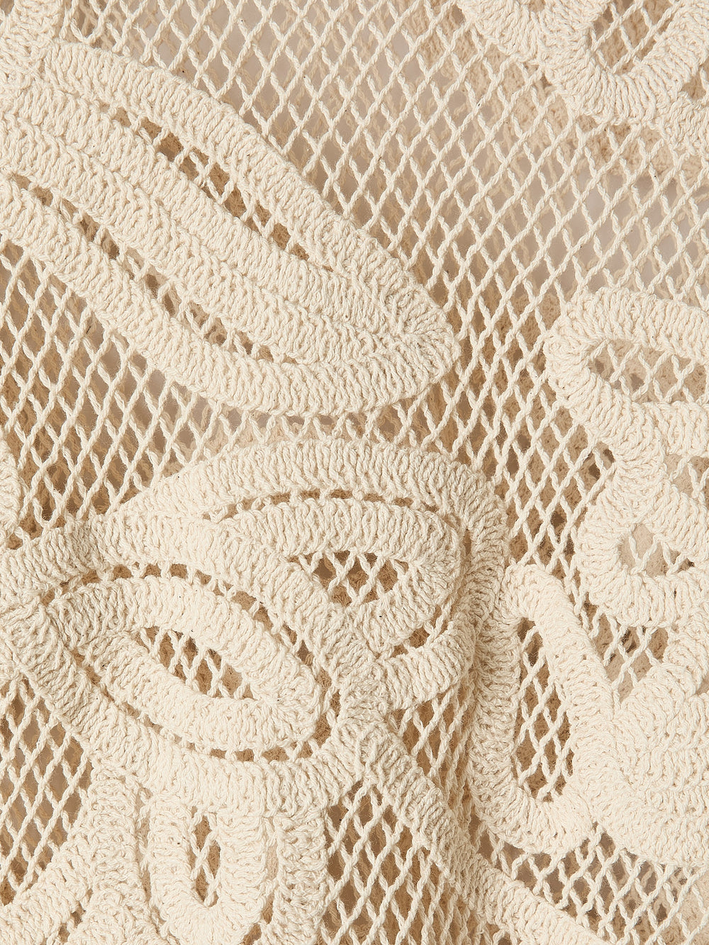 RW&CO Long-Sleeve Crew-Neck Top with Crochet Details