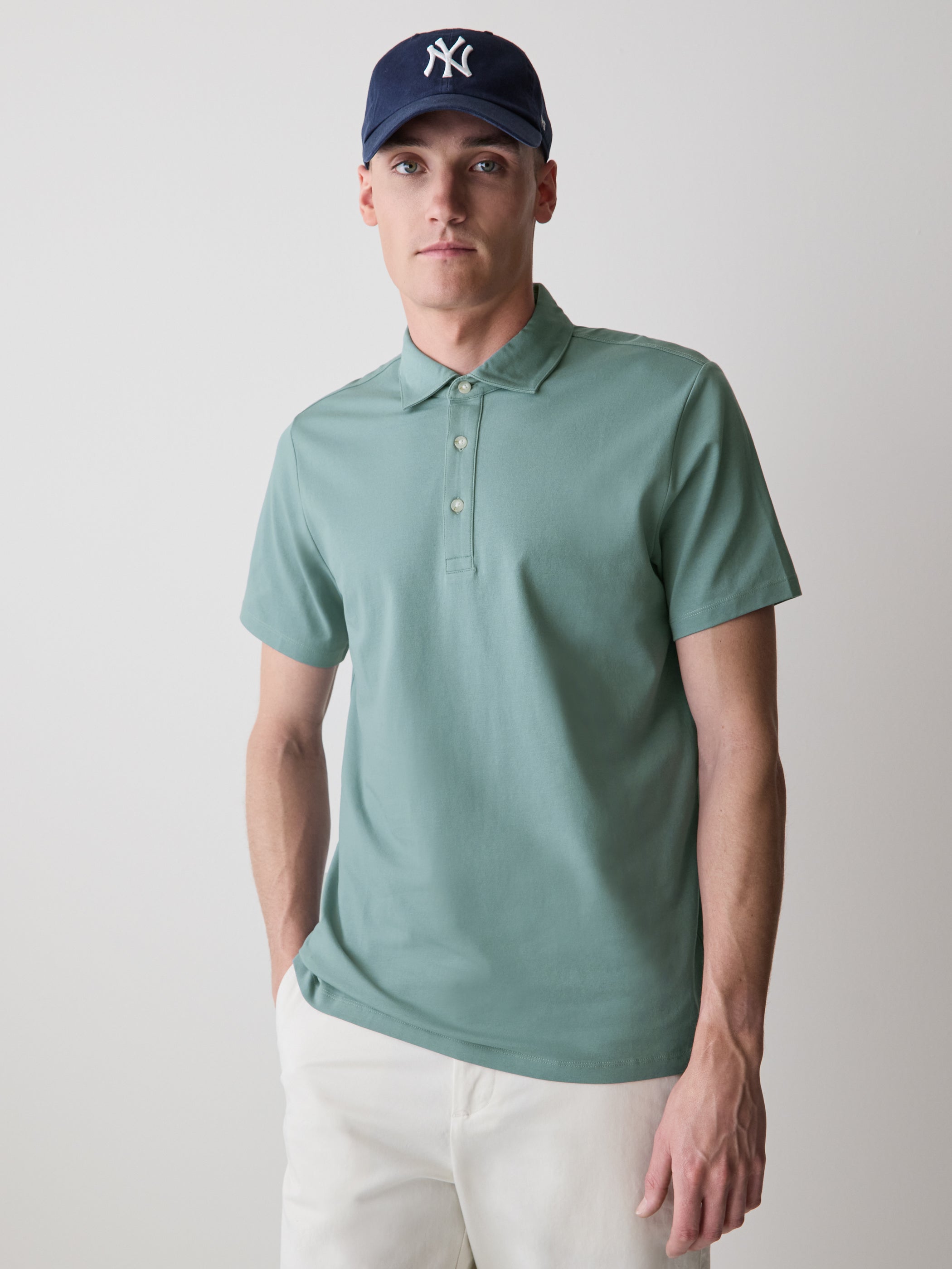 RW&CO Short-Sleeve Supima (R) Cotton Polo
