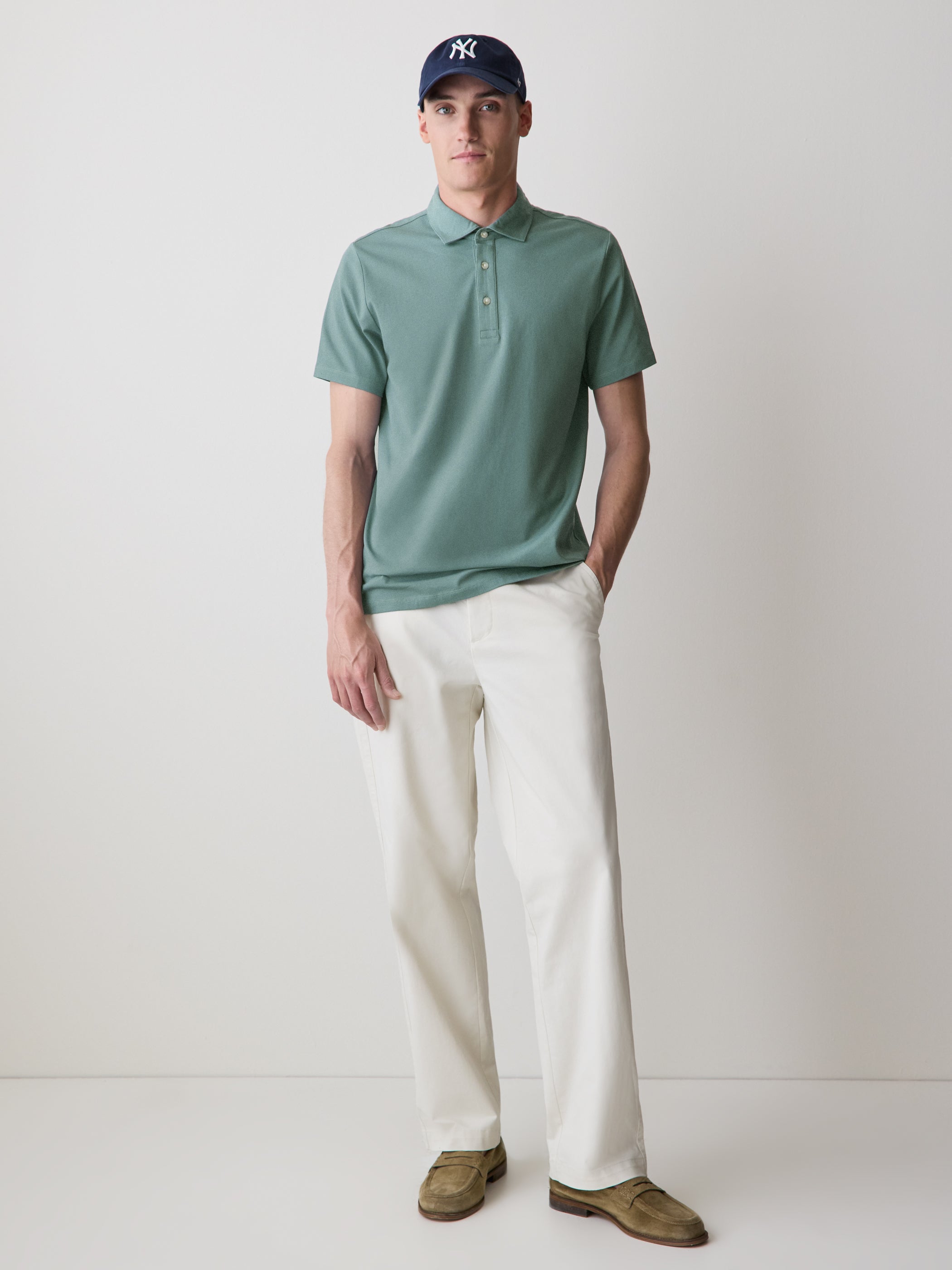 RW&CO Short-Sleeve Supima (R) Cotton Polo