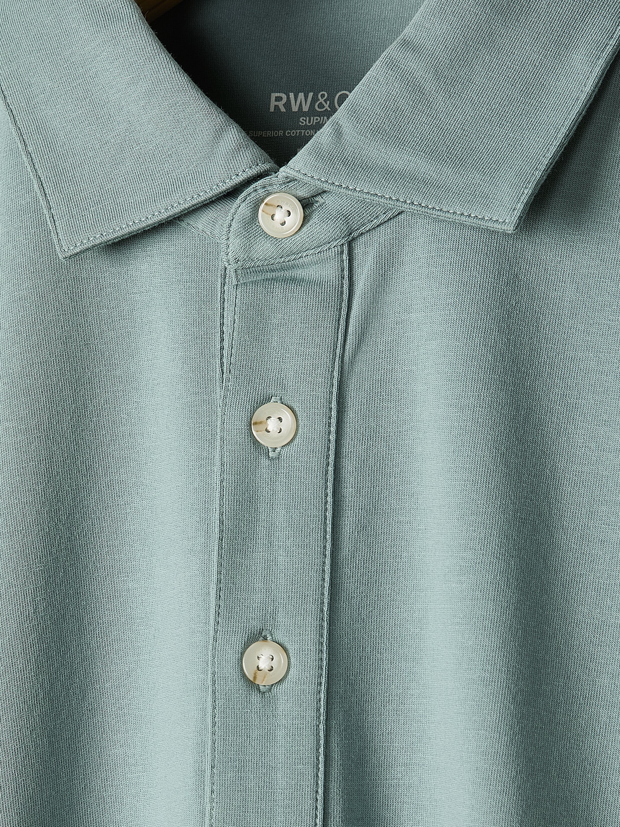 RW&CO Short-Sleeve Supima (R) Cotton Polo
