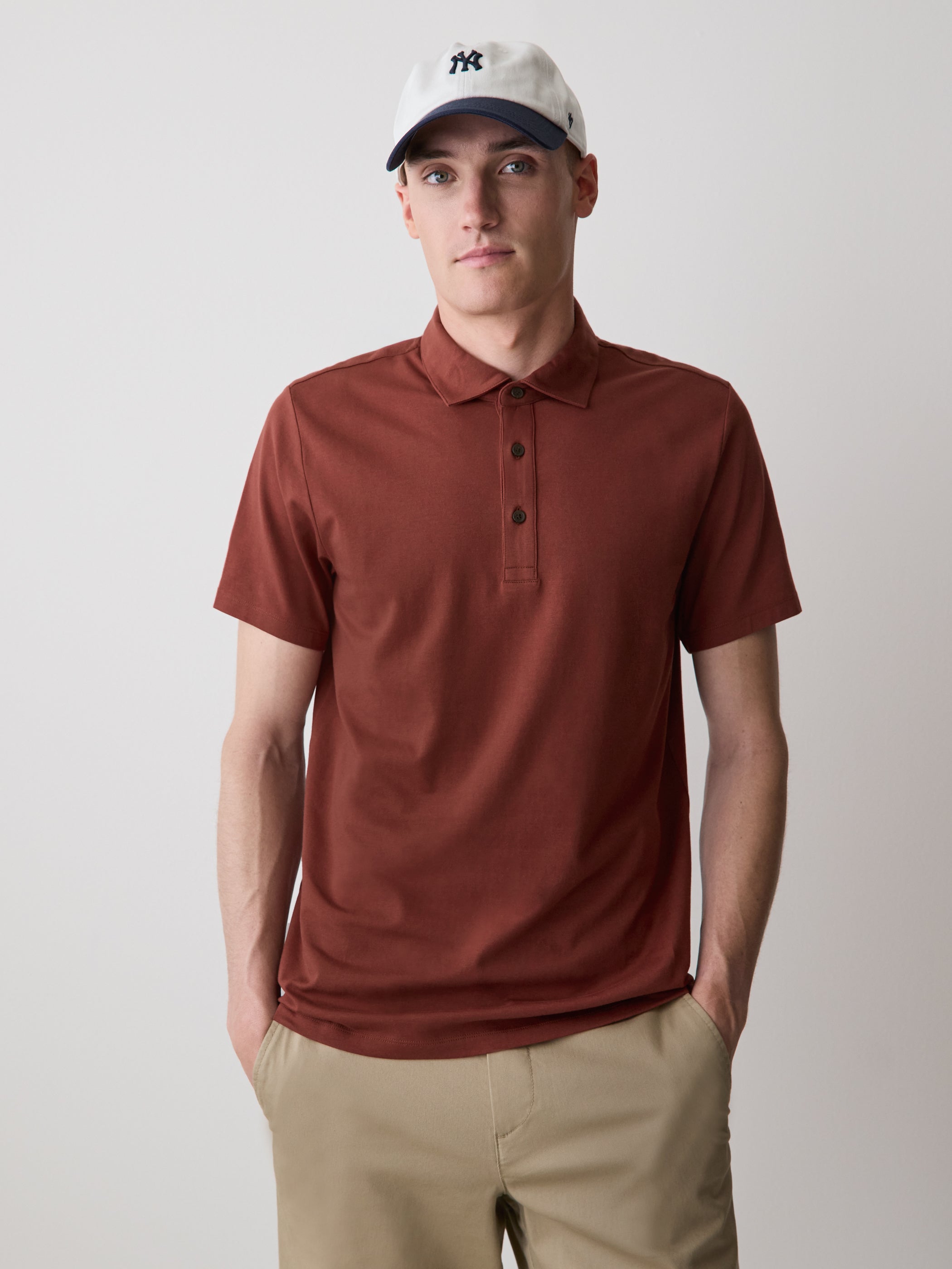 RW&CO Short-Sleeve Supima (R) Cotton Polo