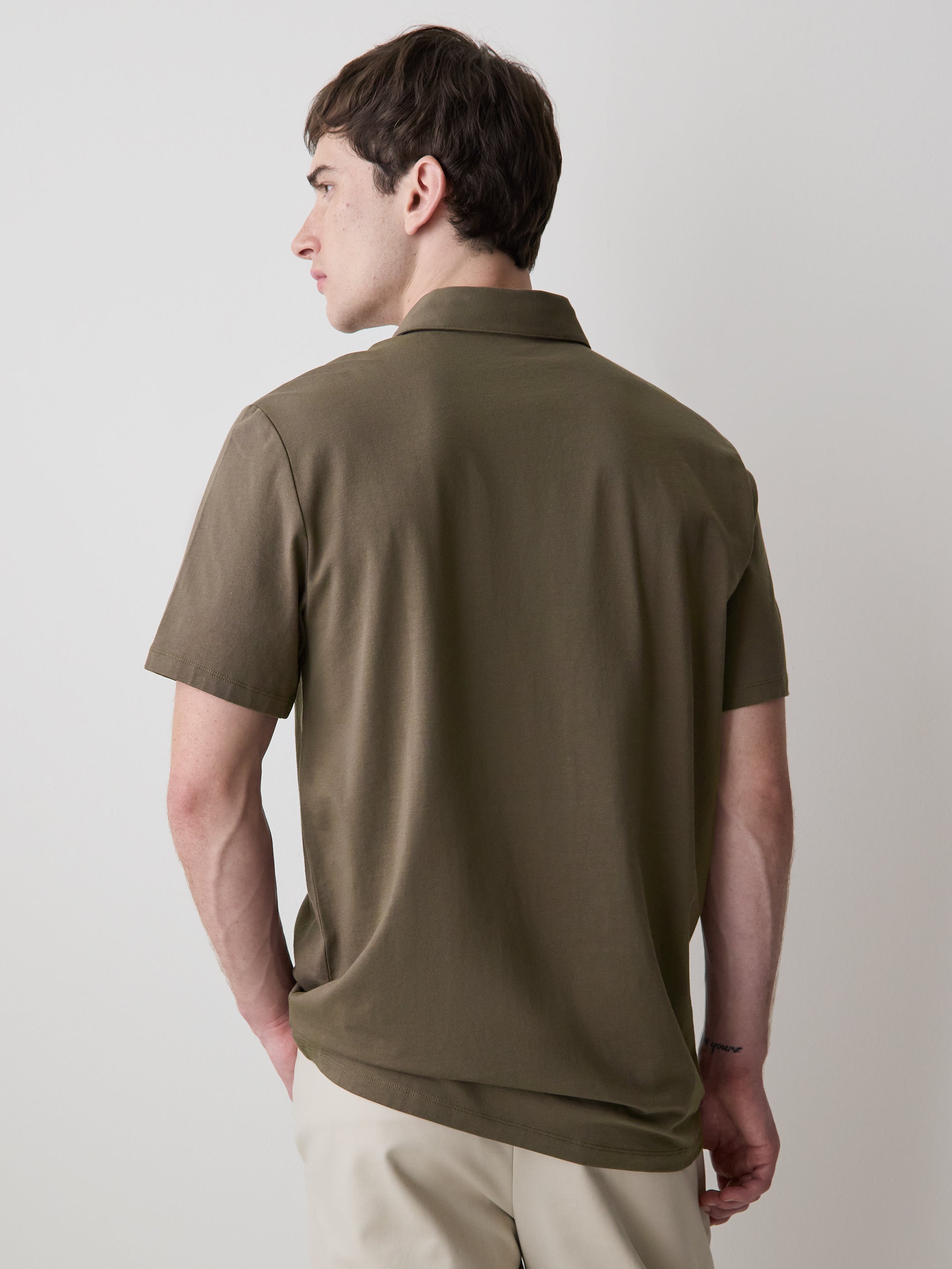 RW&CO Short-Sleeve Supima (R) Cotton Polo
