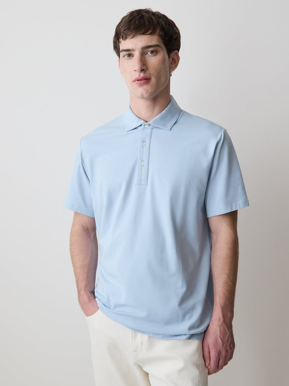 RW&CO Short-Sleeve Supima (R) Cotton Polo