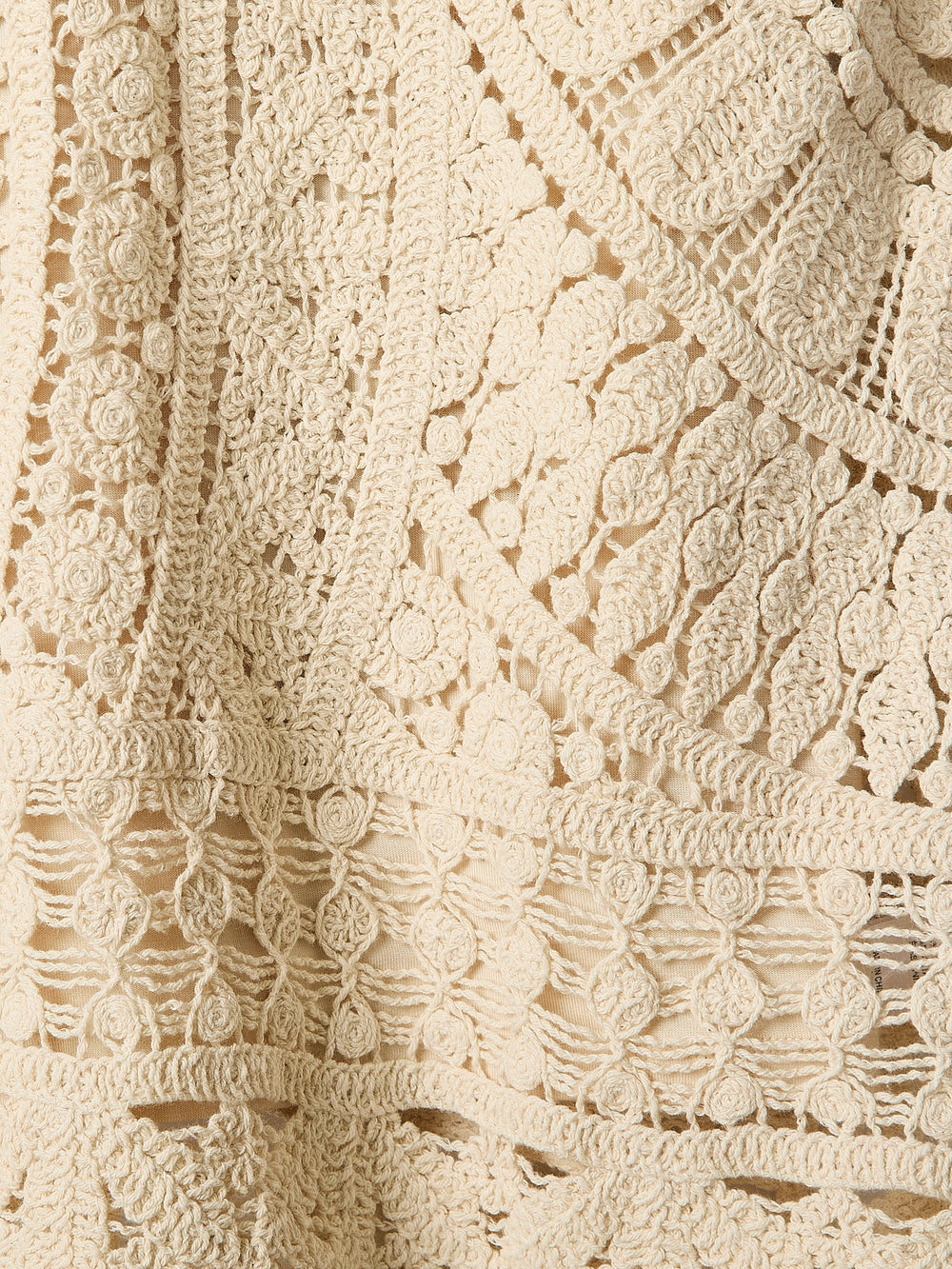 RW&CO Sleeveless Crochet Mini Dress