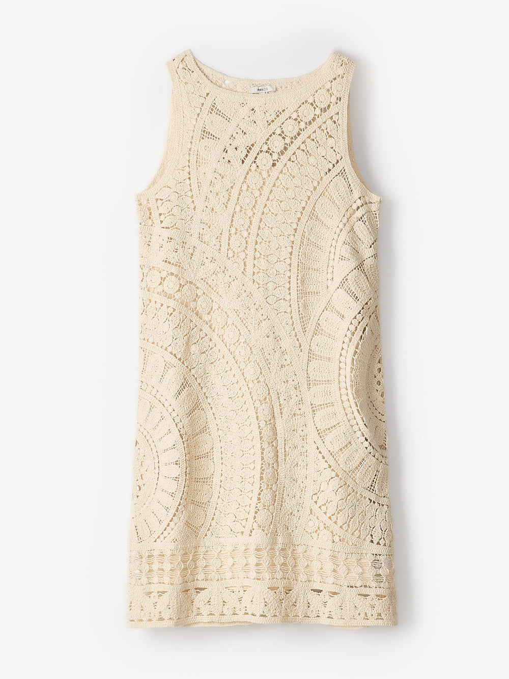 RW&CO Sleeveless Crochet Mini Dress