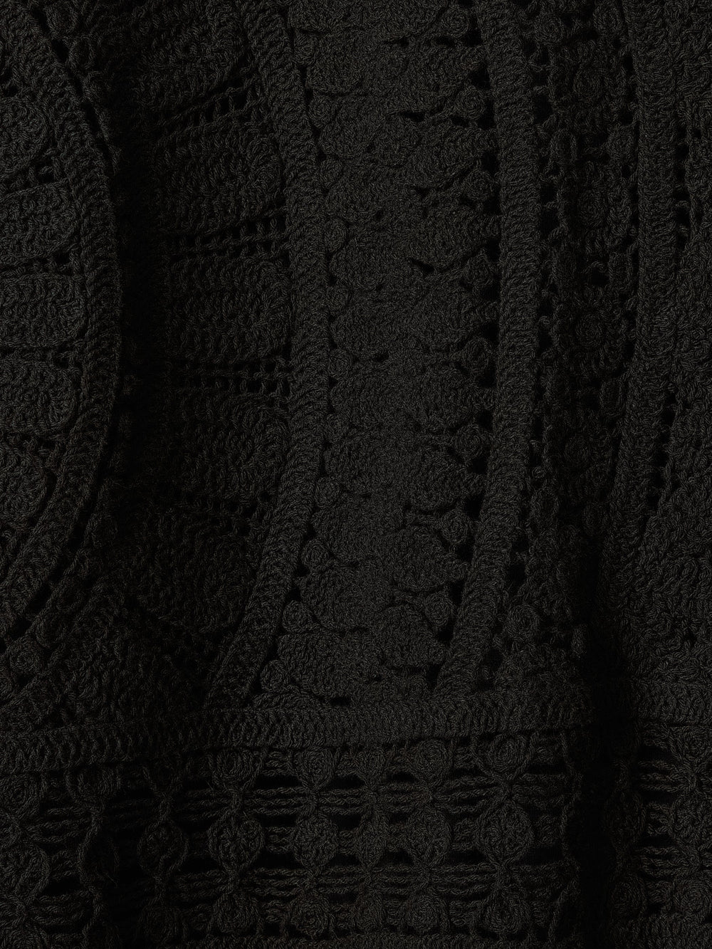 RW&CO Sleeveless Crochet Mini Dress