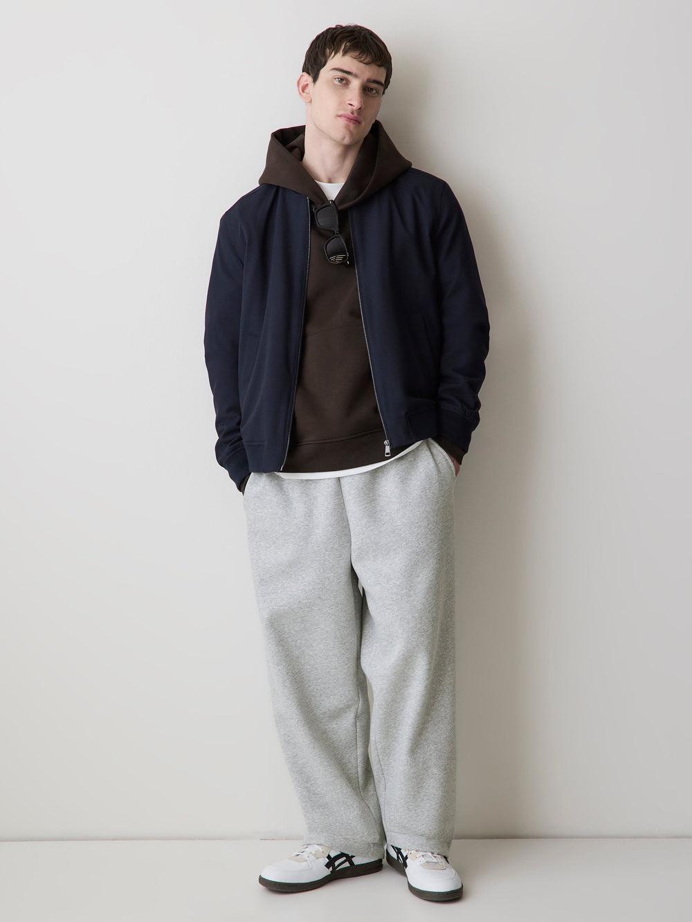 RW&CO Wide-Leg Fleece Jogger Pants