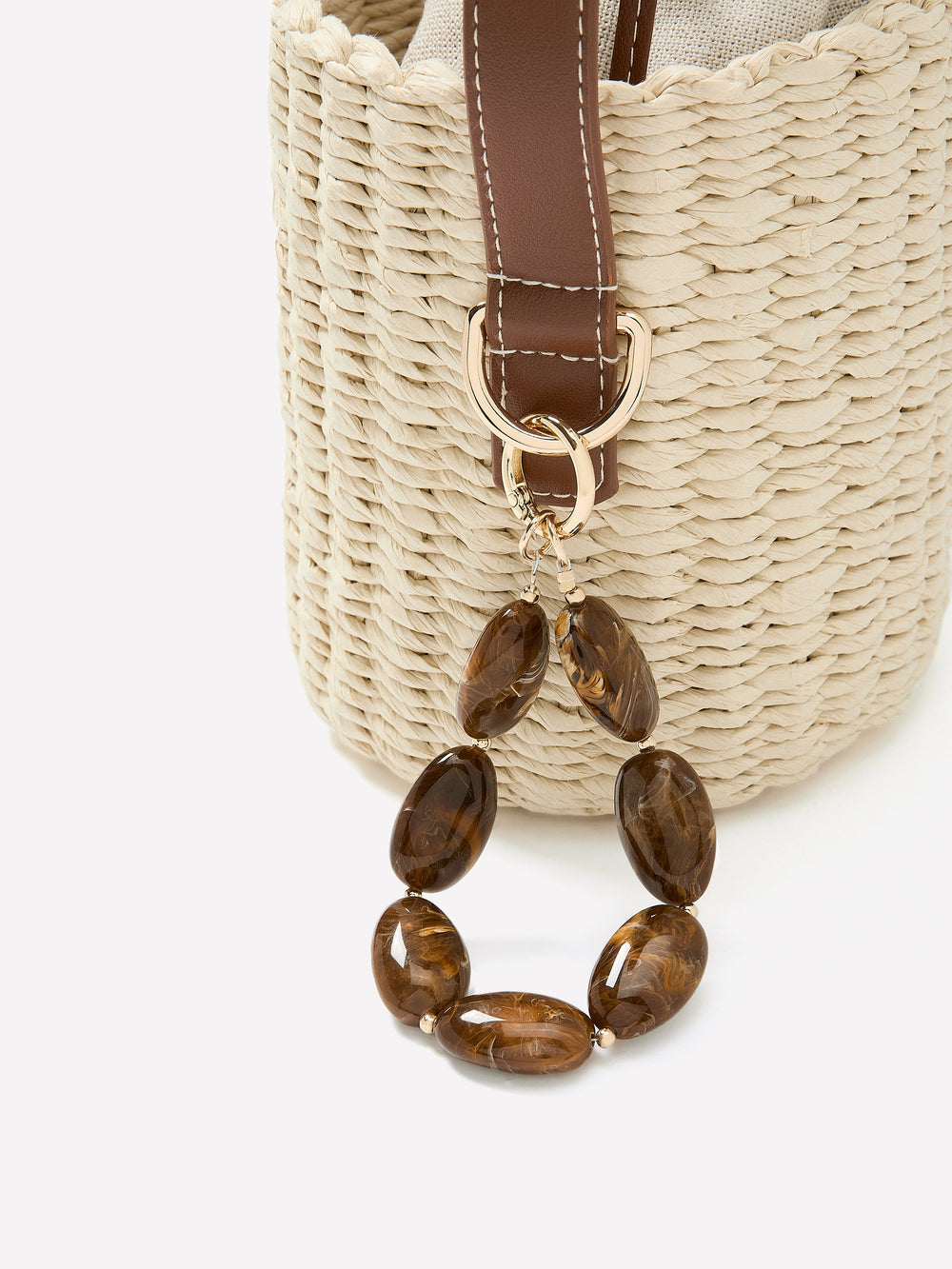 RW&CO Beaded Bag Charm & Phone Wristlet