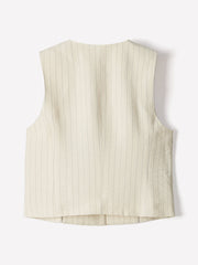 RW&CO Striped Short Vest