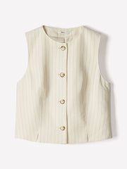 RW&CO Striped Short Vest