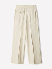 RW&CO Striped High-Rise Wide-Leg Fluid Pant