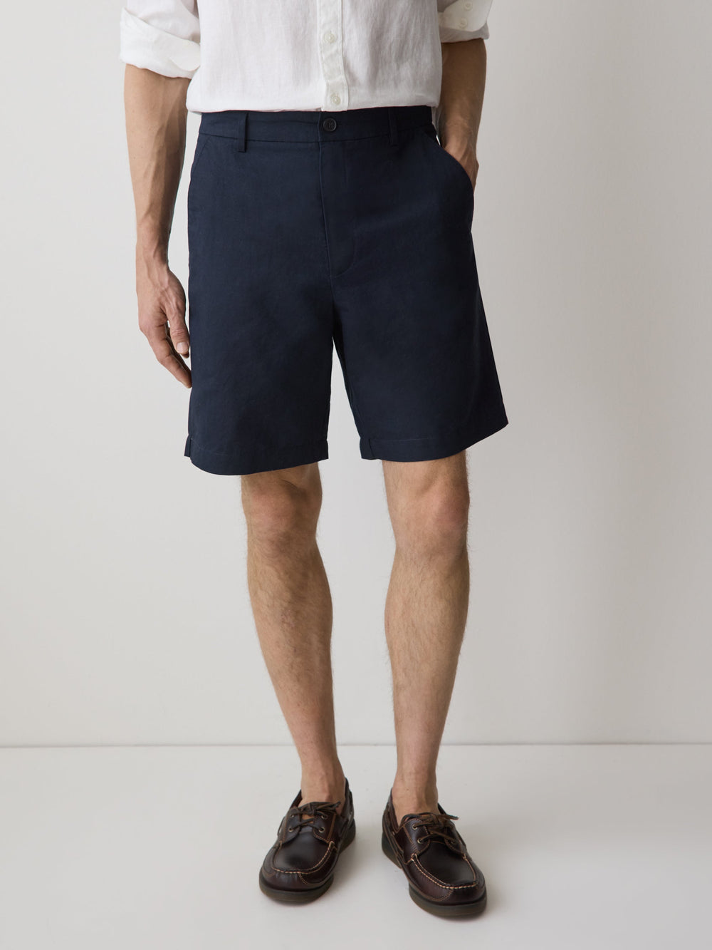 RW&CO Linen-Blend Shorts