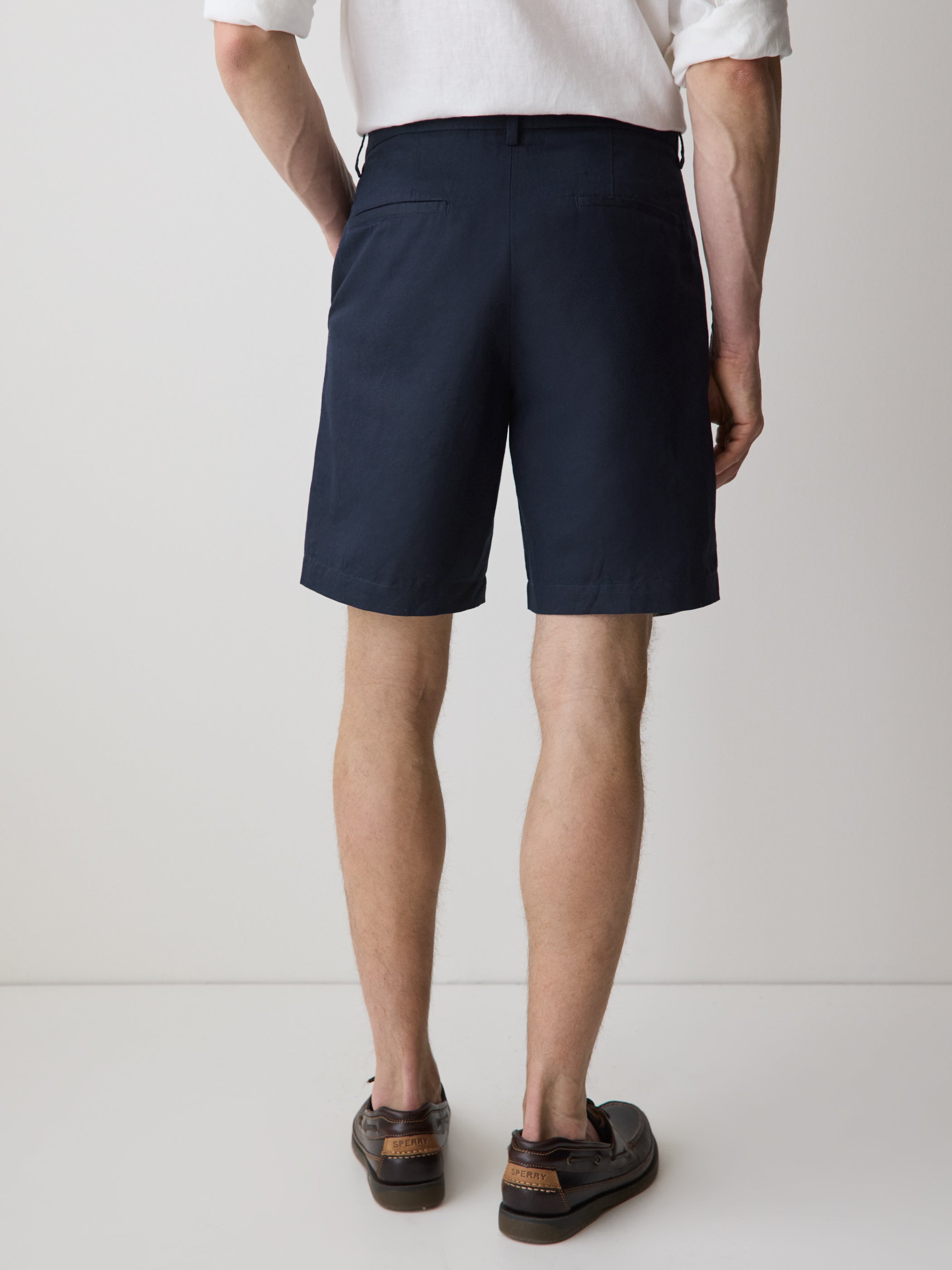 RW&CO Linen-Blend Shorts