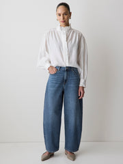 RW&CO High-Rise Barrel Jeans