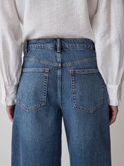 RW&CO High-Rise Barrel Jeans