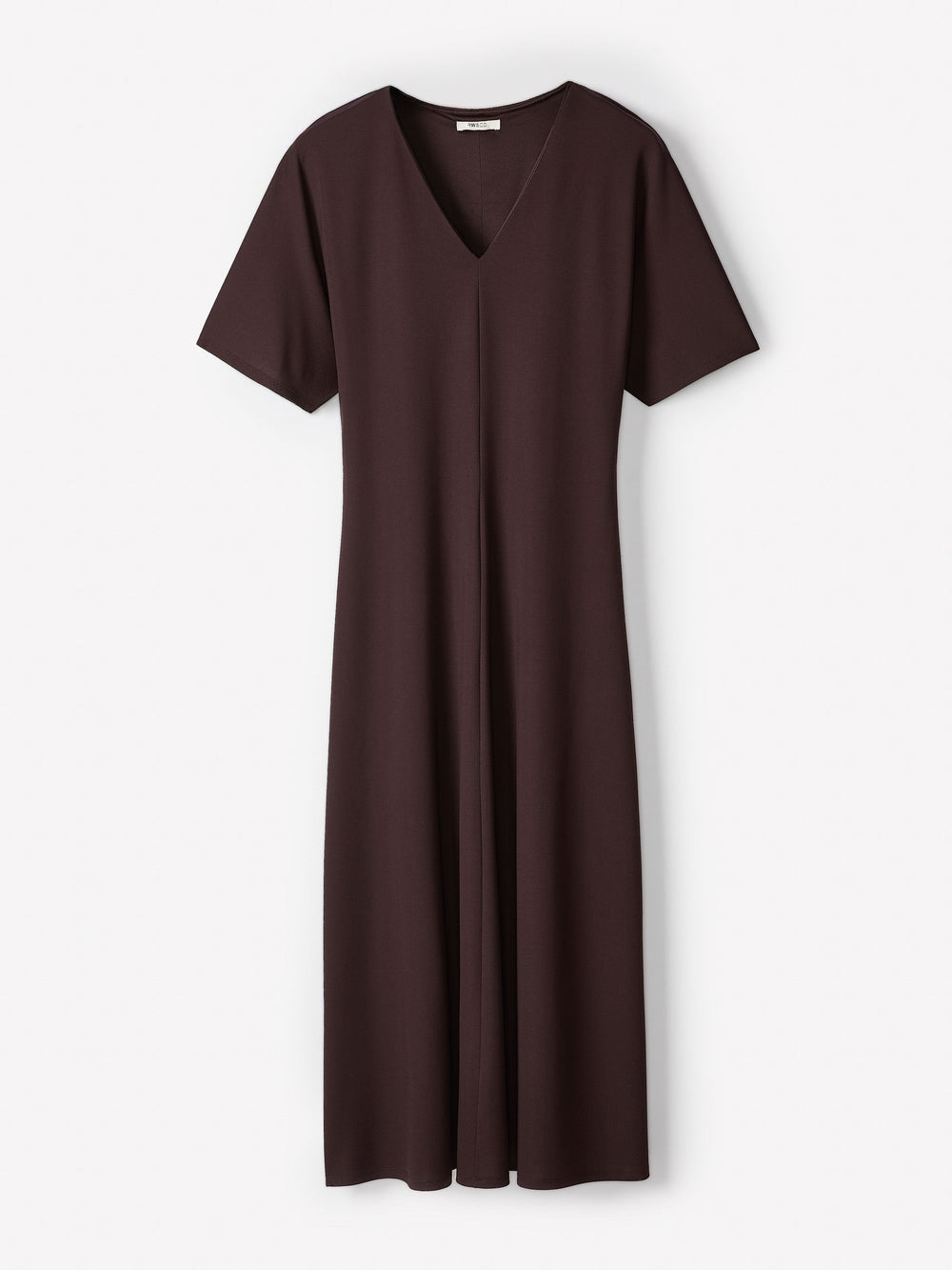 RW&CO Short-Sleeve V-Neck Midi Dress