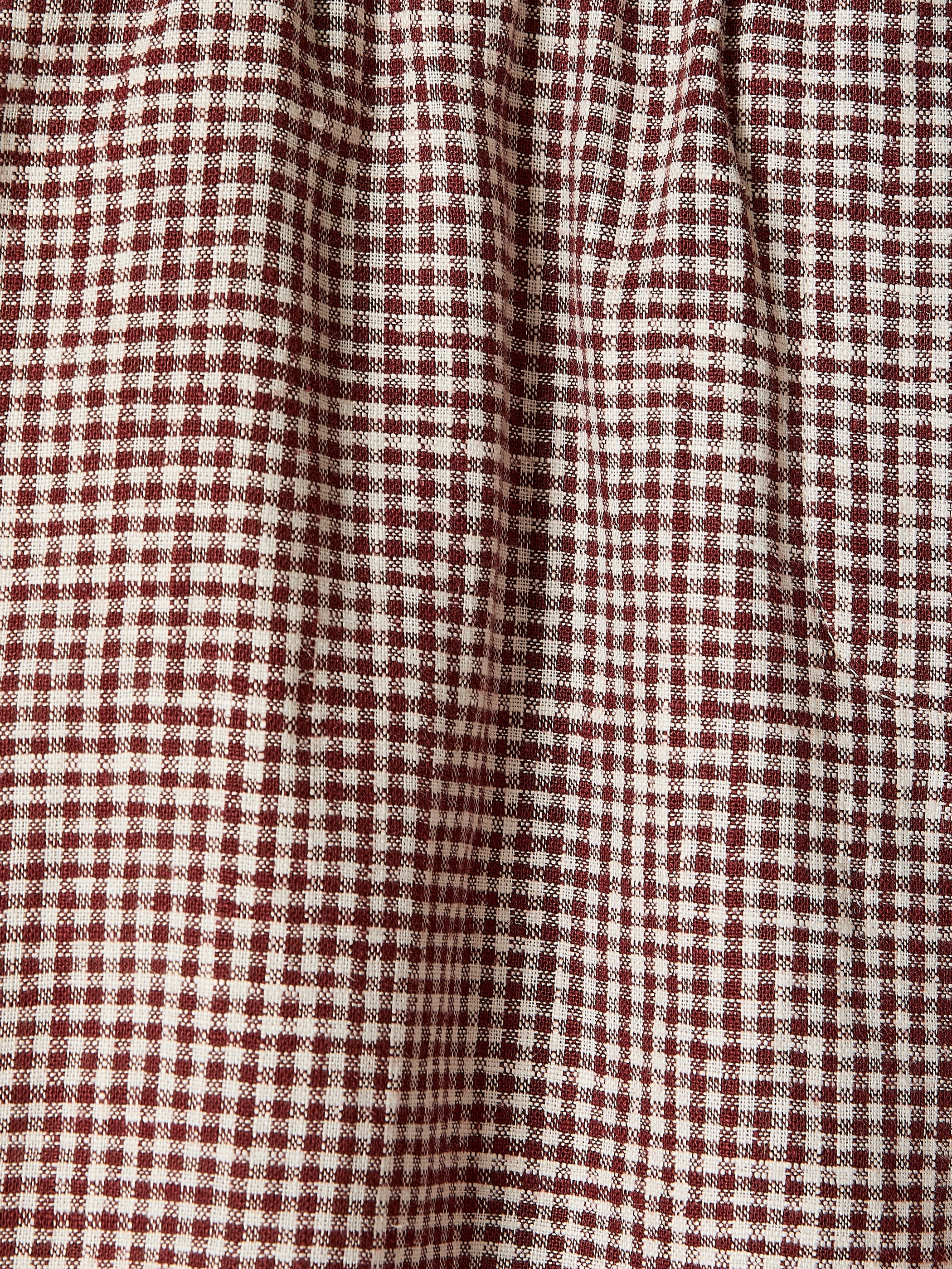 RW&CO Linen-Blend Mid-Rise Pull-On Short