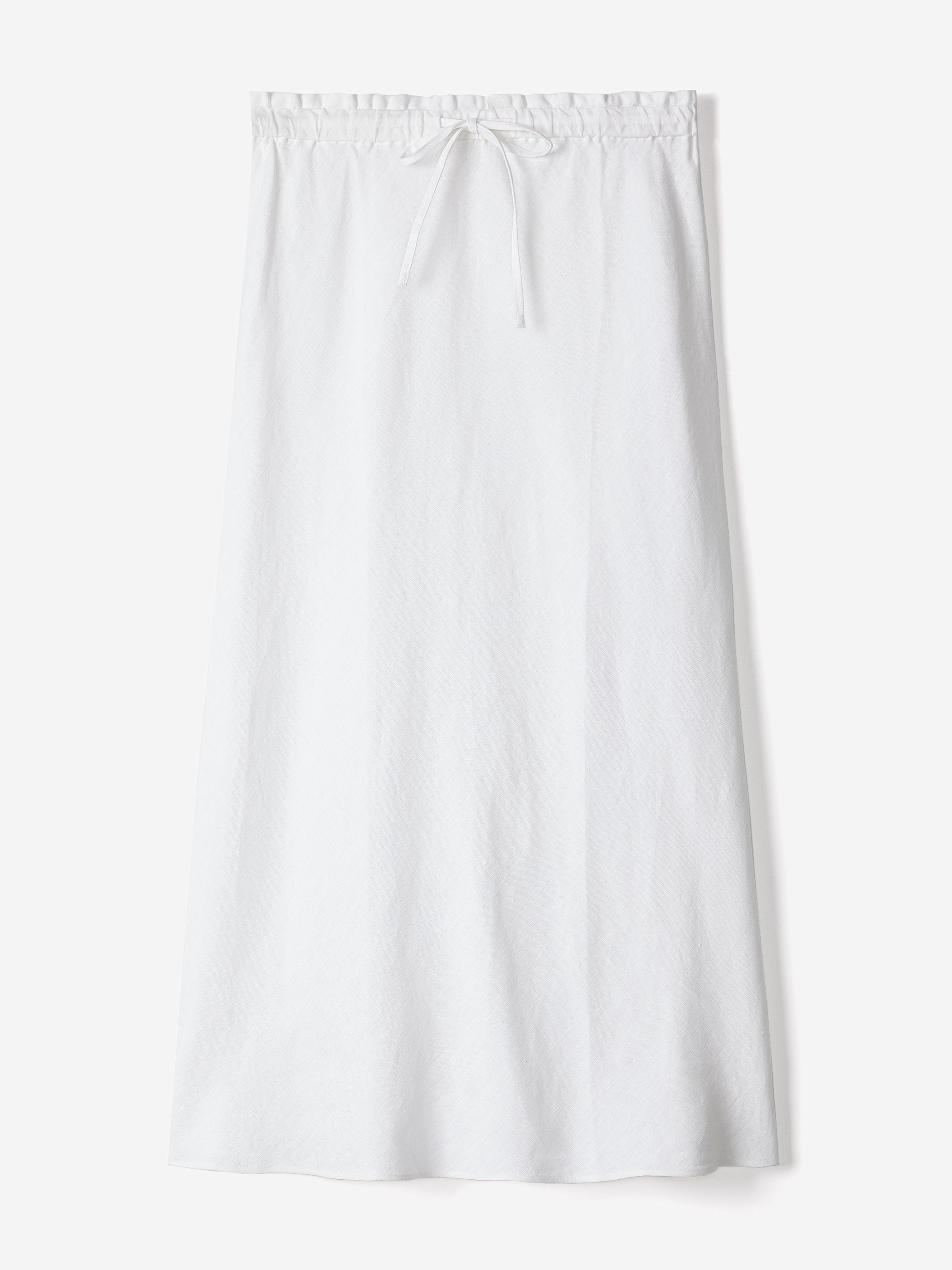 RW&CO Linen Straight Midi Skirt