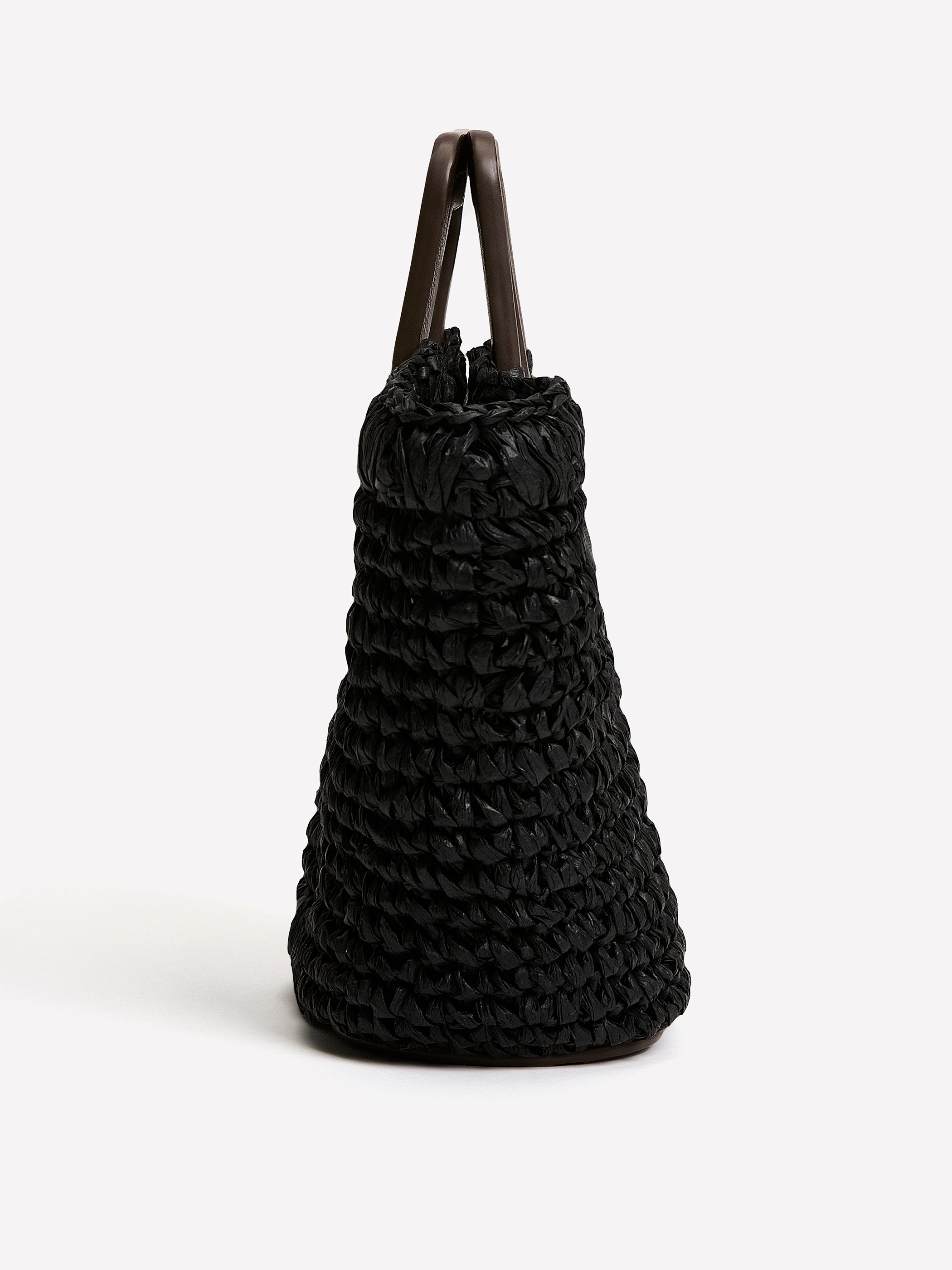 RW&CO Straw Handbag with Square Handle