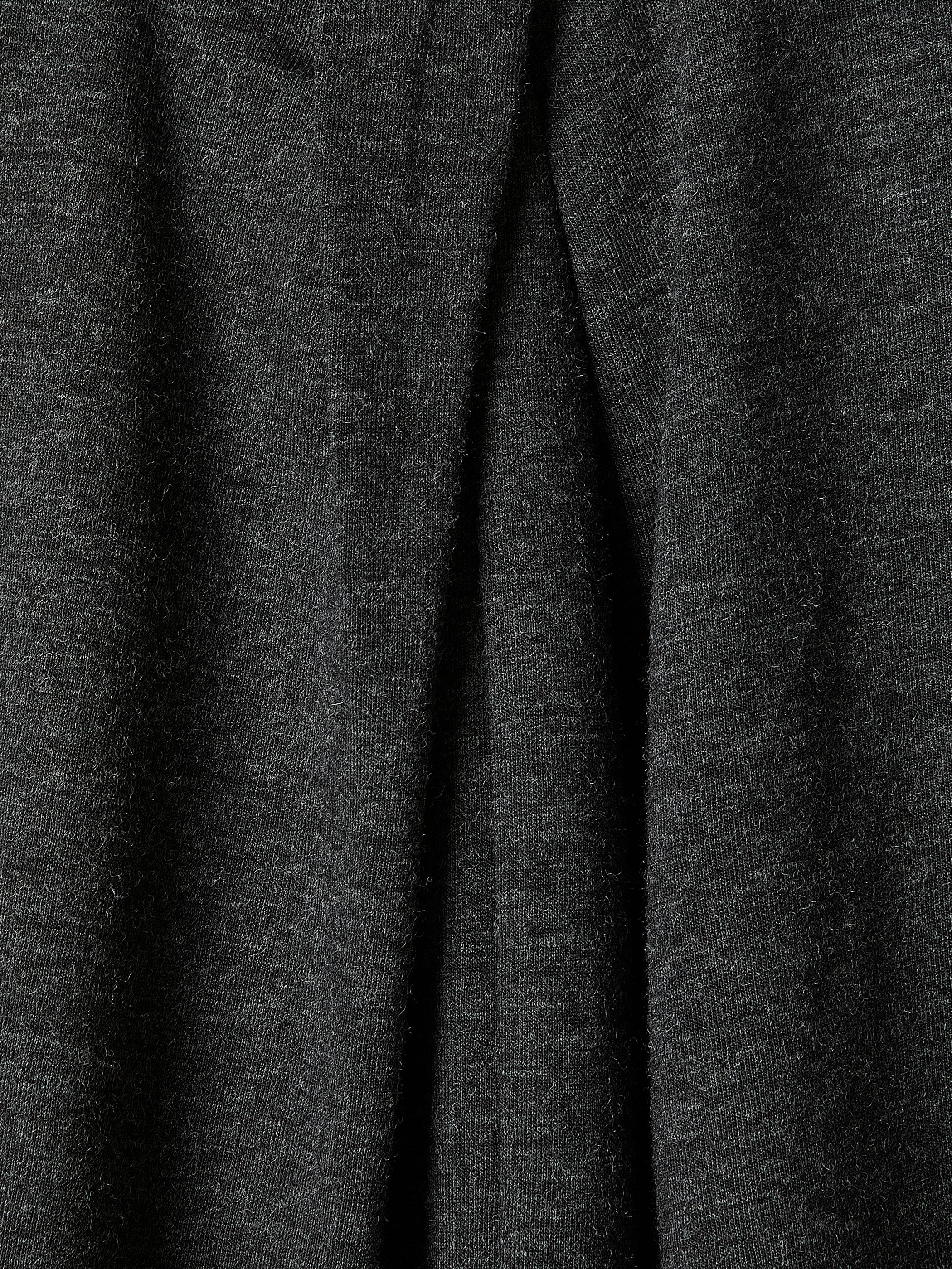 RW&CO Extended-Sleeve Top with Twisted Draped Mock Neckline