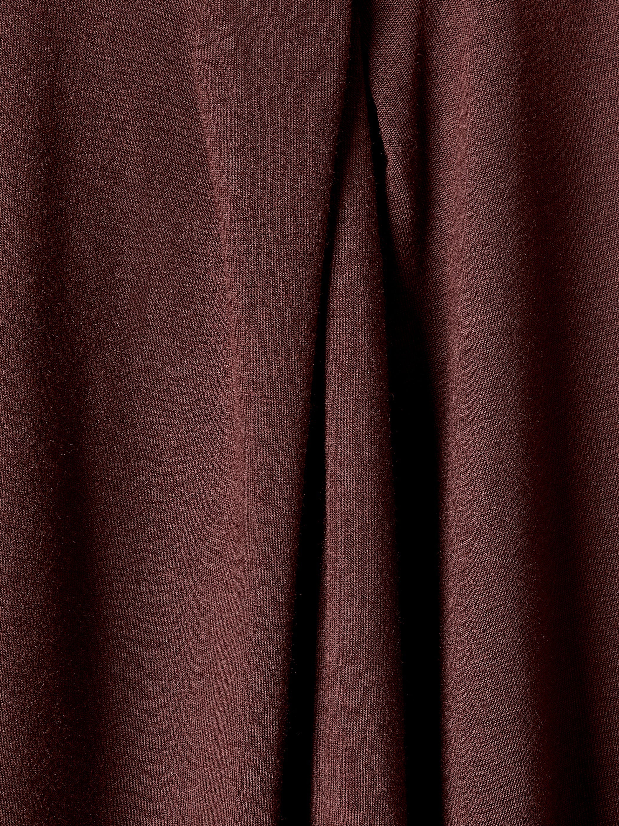 RW&CO Extended-Sleeve Top with Twisted Draped Mock Neckline