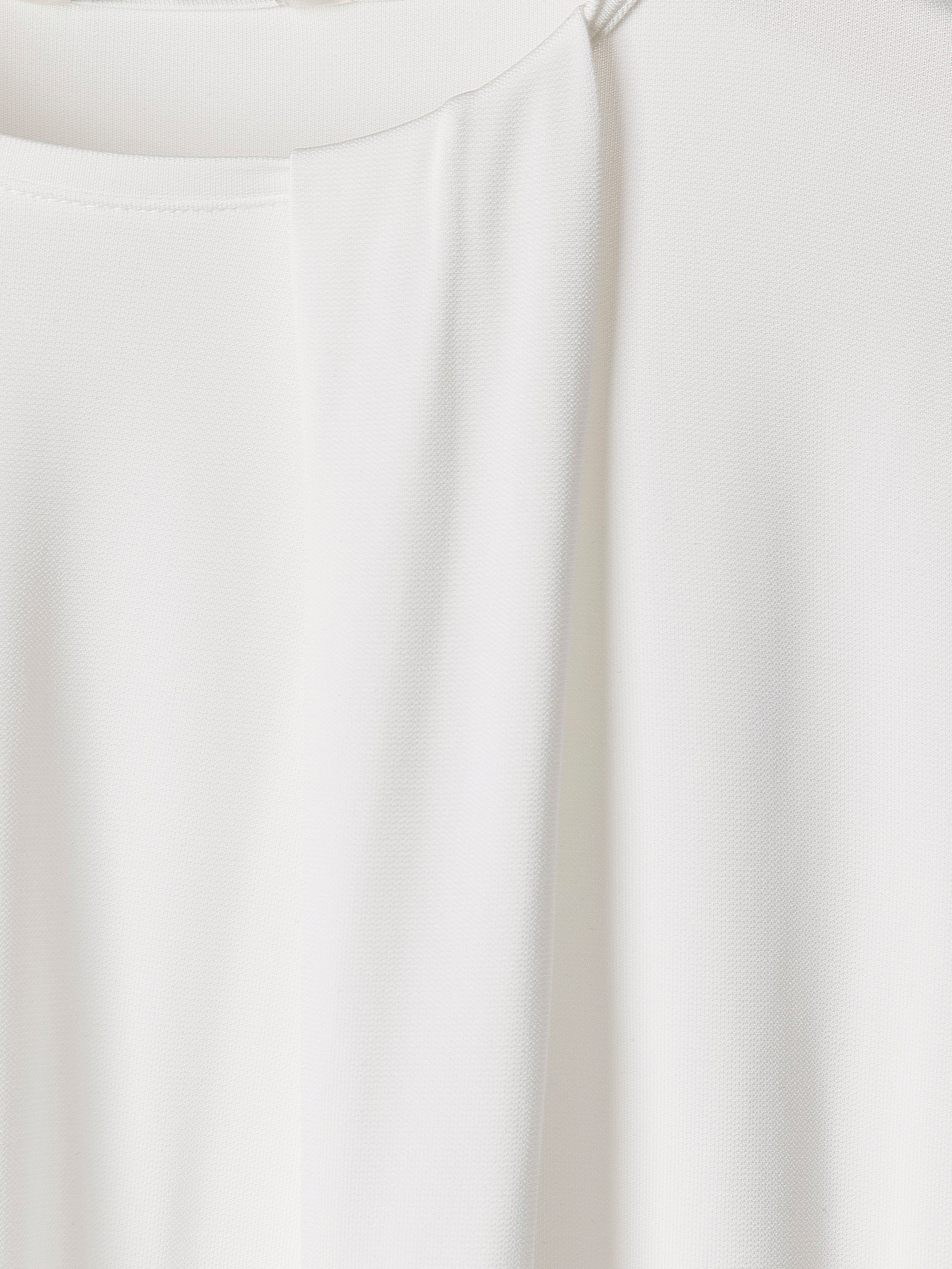 RW&CO Short-Sleeve Crew-Neck Top with Pleated Detail