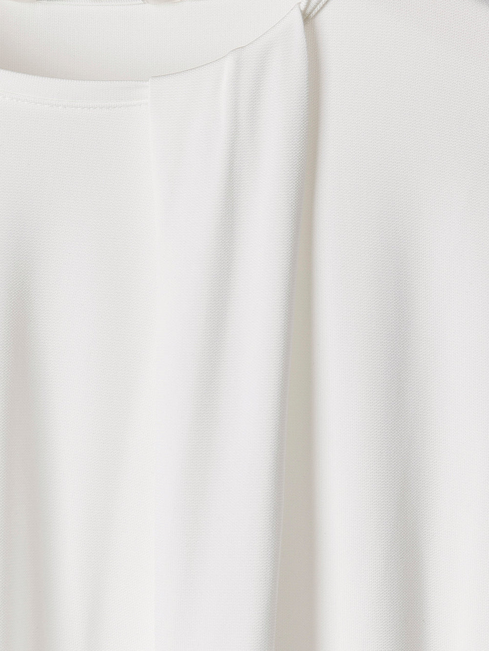RW&CO Short-Sleeve Crew-Neck Top with Pleated Detail