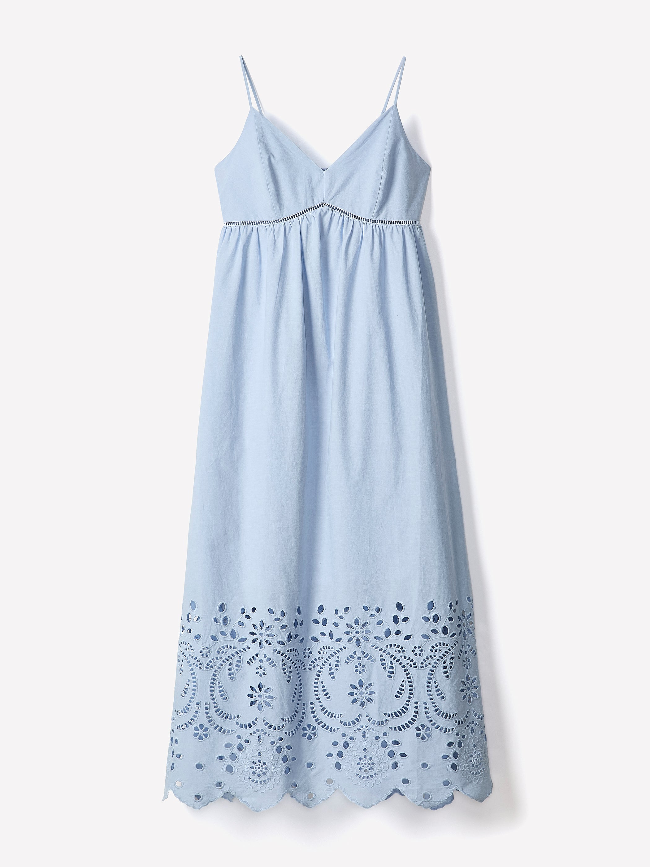 RW&CO Sleeveless Sweetheart Maxi Dress with Eyelets