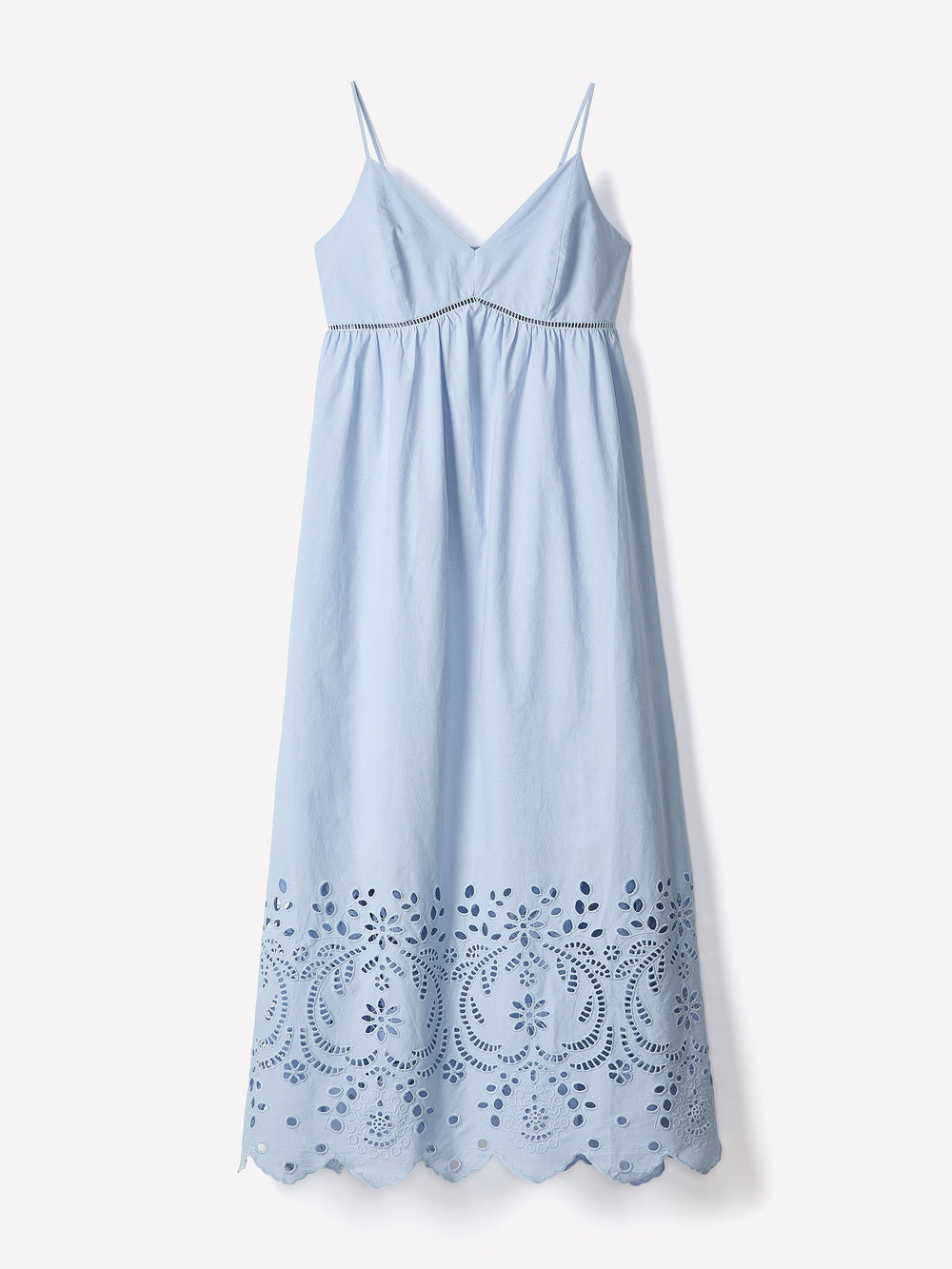 RW&CO Sleeveless Sweetheart Maxi Dress with Eyelets