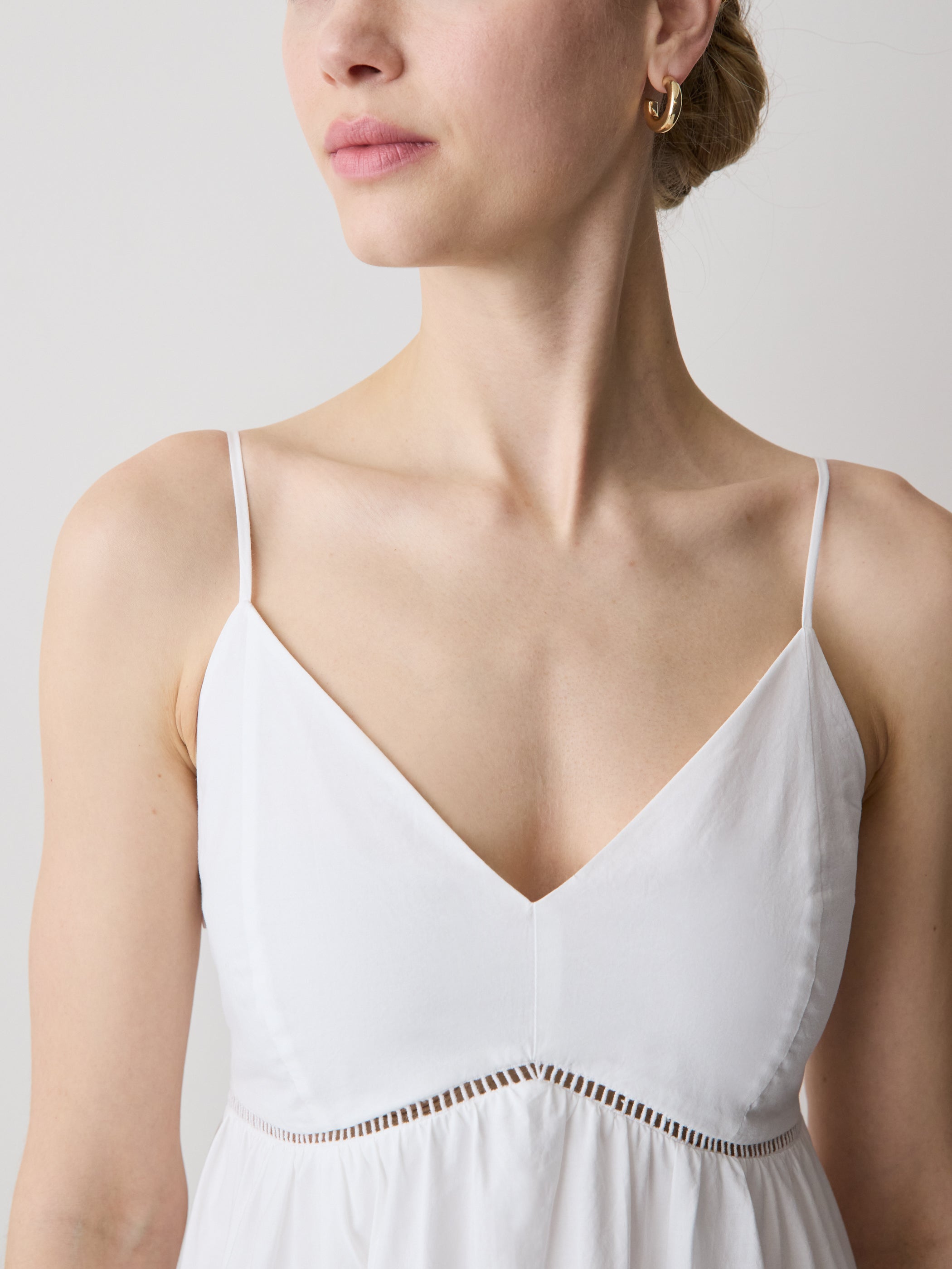 RW&CO Sleeveless Sweetheart Maxi Dress with Eyelets