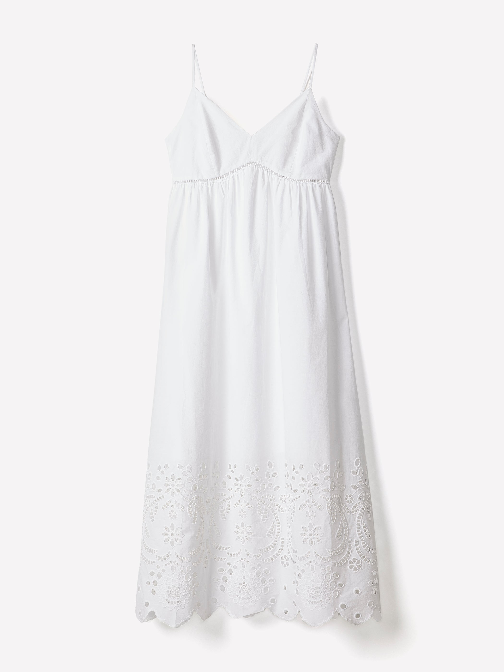 RW&CO Sleeveless Sweetheart Maxi Dress with Eyelets