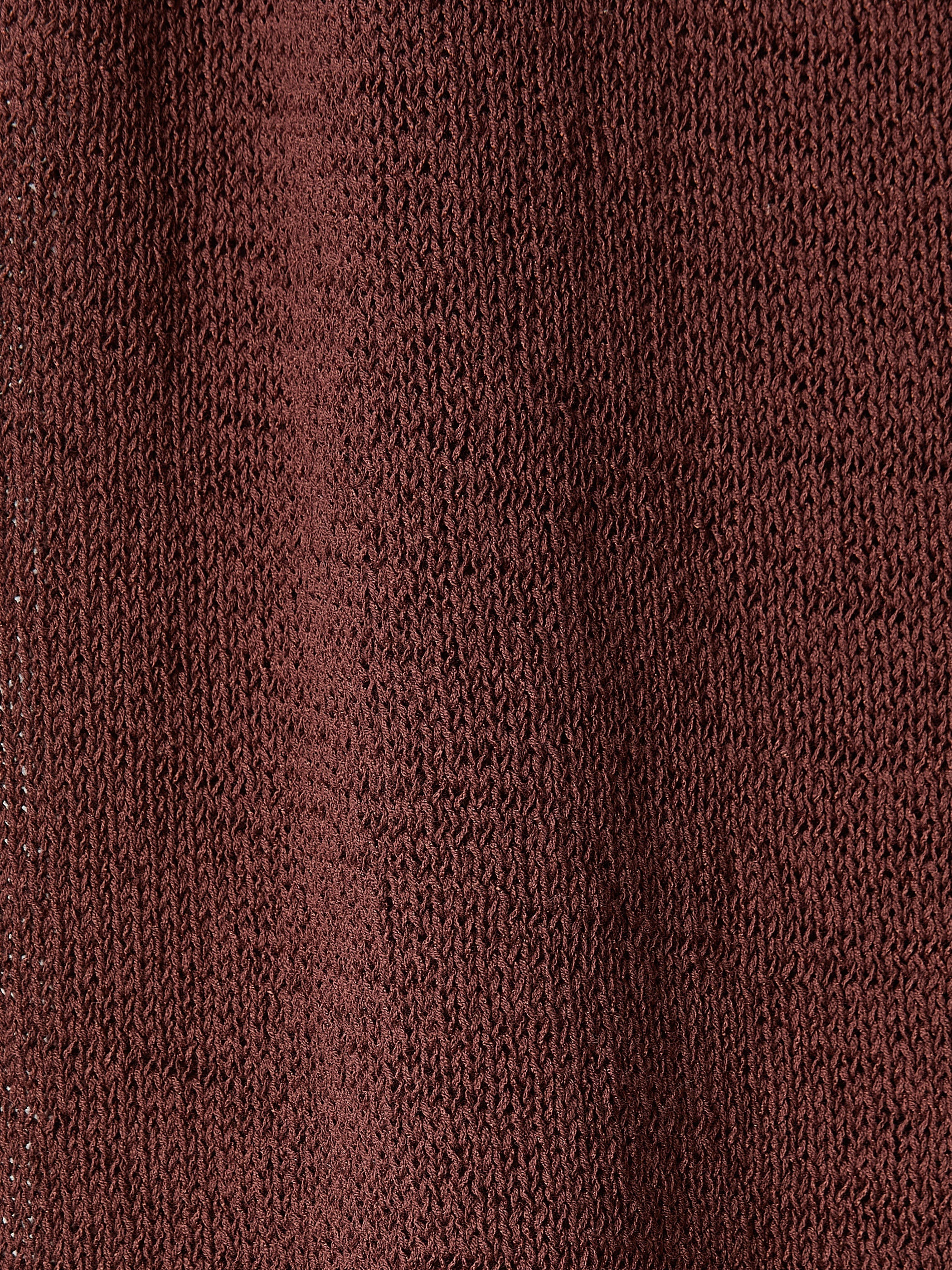 RW&CO Cap-Sleeve Tape-Yarn Sweater