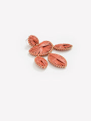 RW&CO Earrings with Raffia Pendants