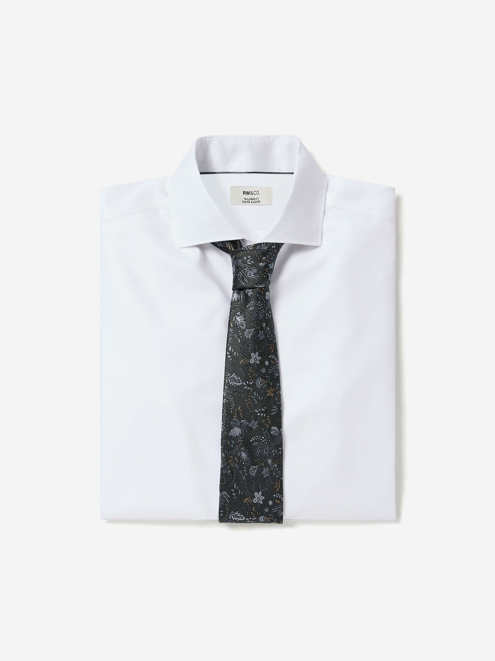 RW&CO Tailored-Fit Supima Cotton Dress Shirt