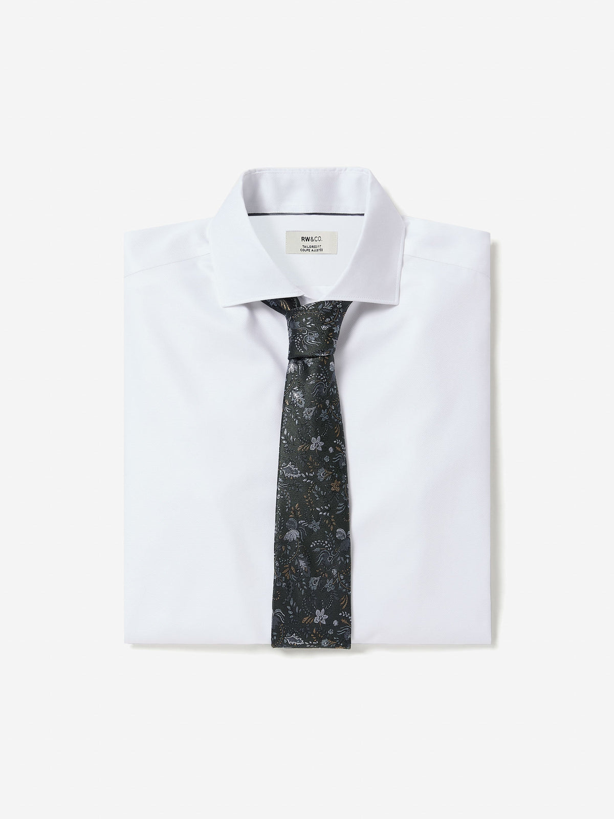 RW&CO Tailored-Fit Supima Cotton Dress Shirt