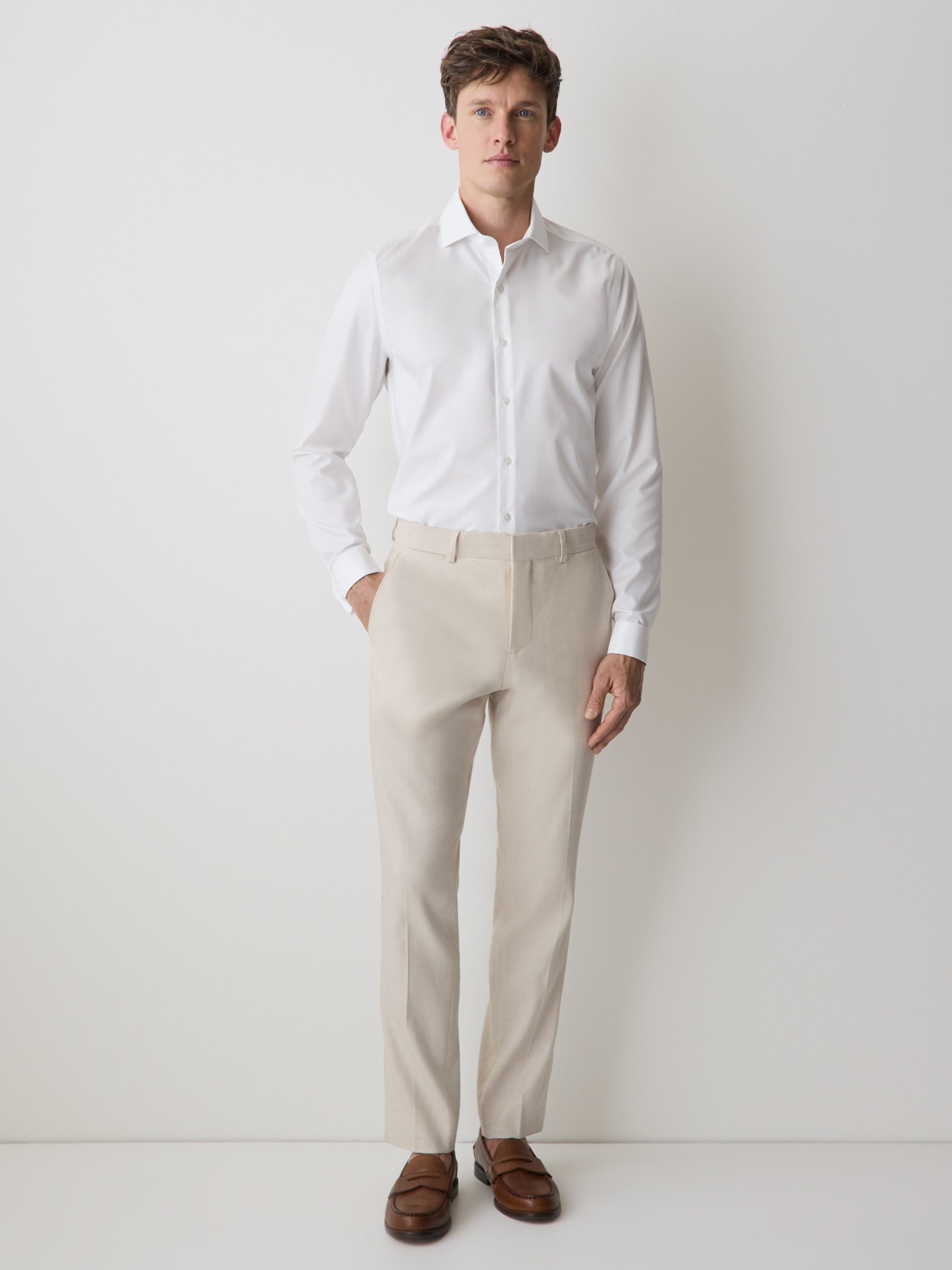 RW&CO Slim-Fit Supima Cotton Dress Shirt