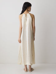 RW&CO Sleeveless Halter-Neck Midi Dress