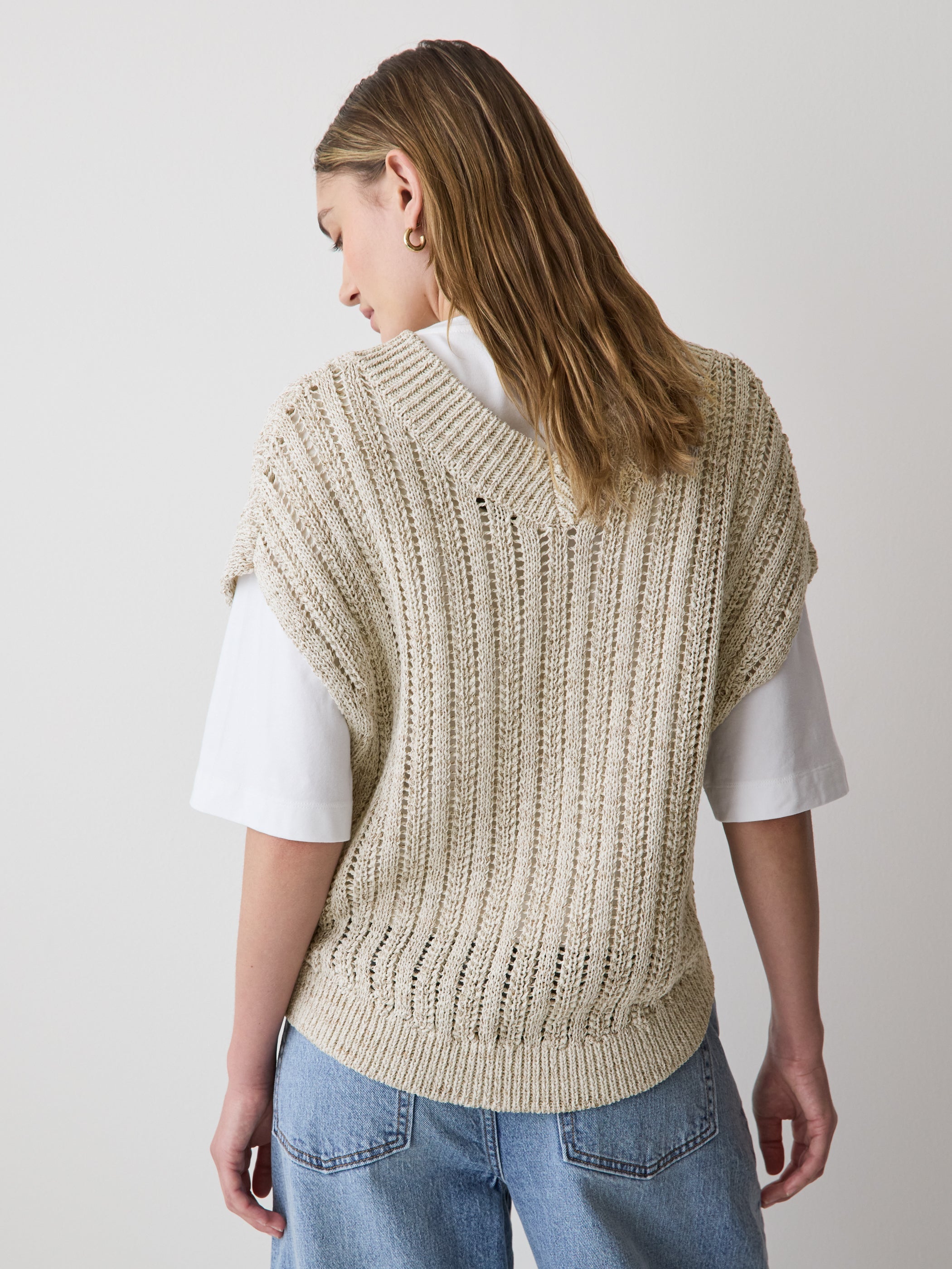 RW&CO Sleeveless V-Neck Sweater Vest