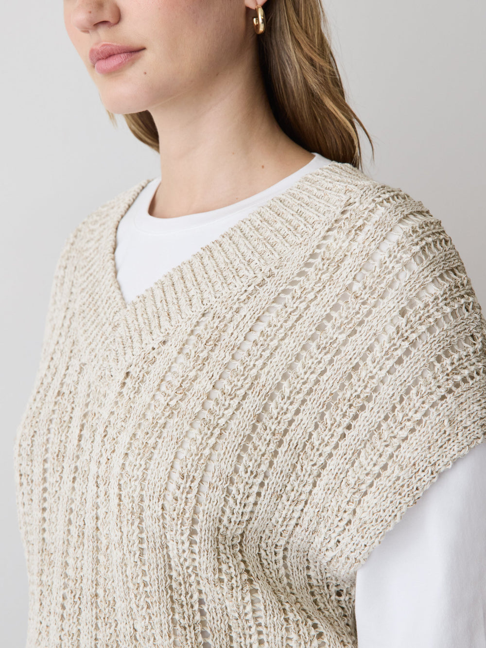 RW&CO Sleeveless V-Neck Sweater Vest