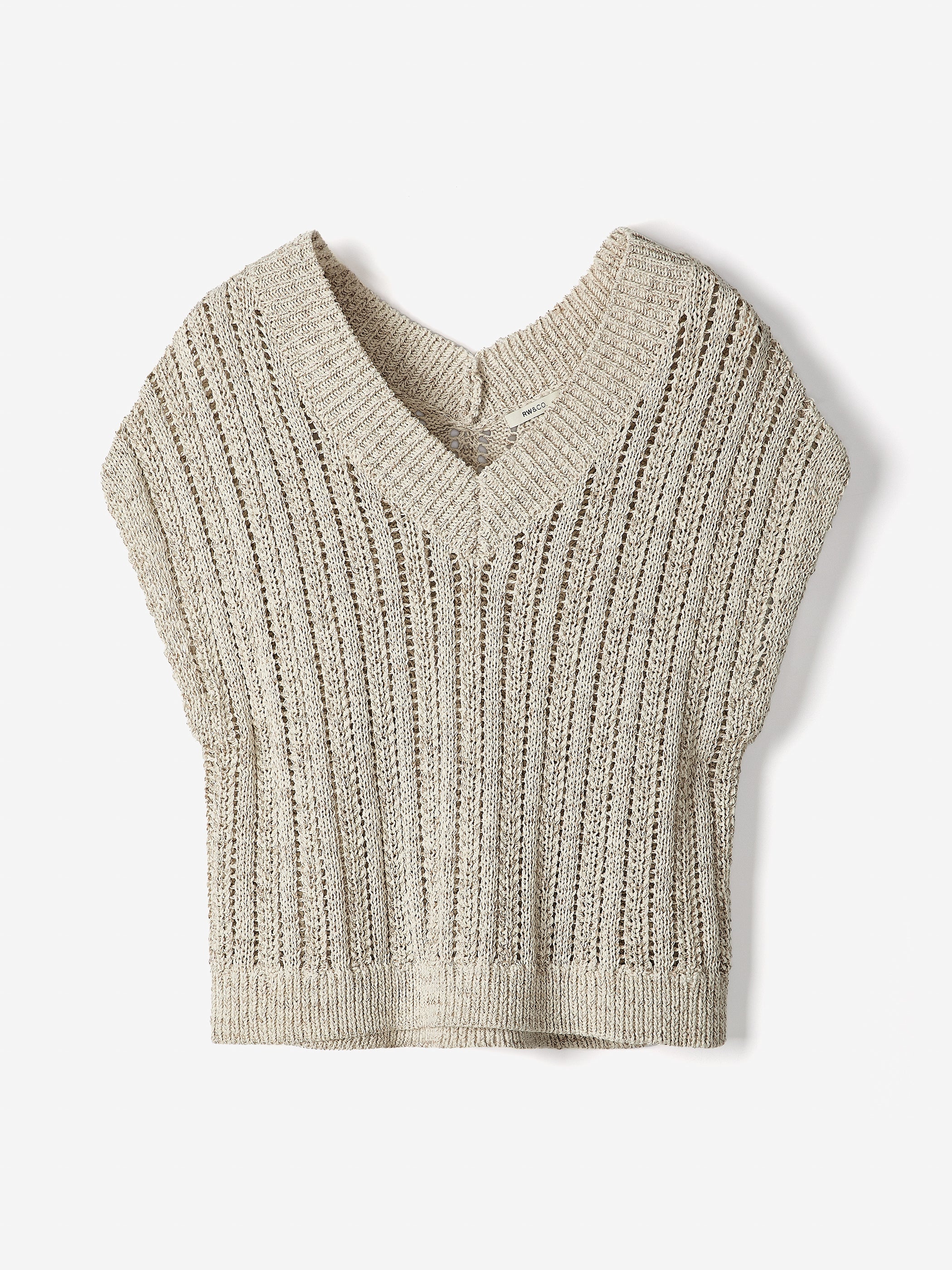 RW&CO Sleeveless V-Neck Sweater Vest
