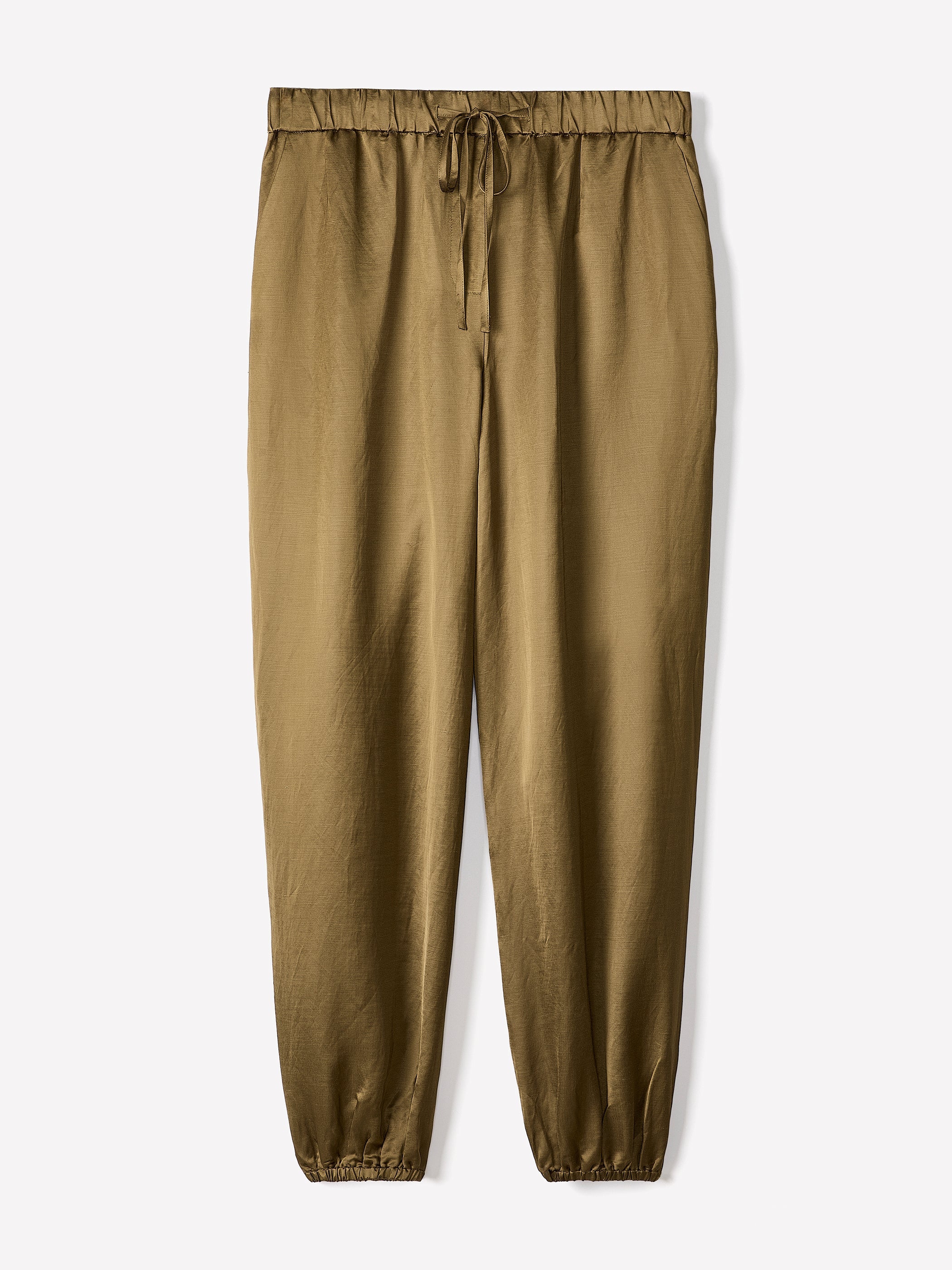 RW&CO Satin High-Rise Balloon-Leg Pant