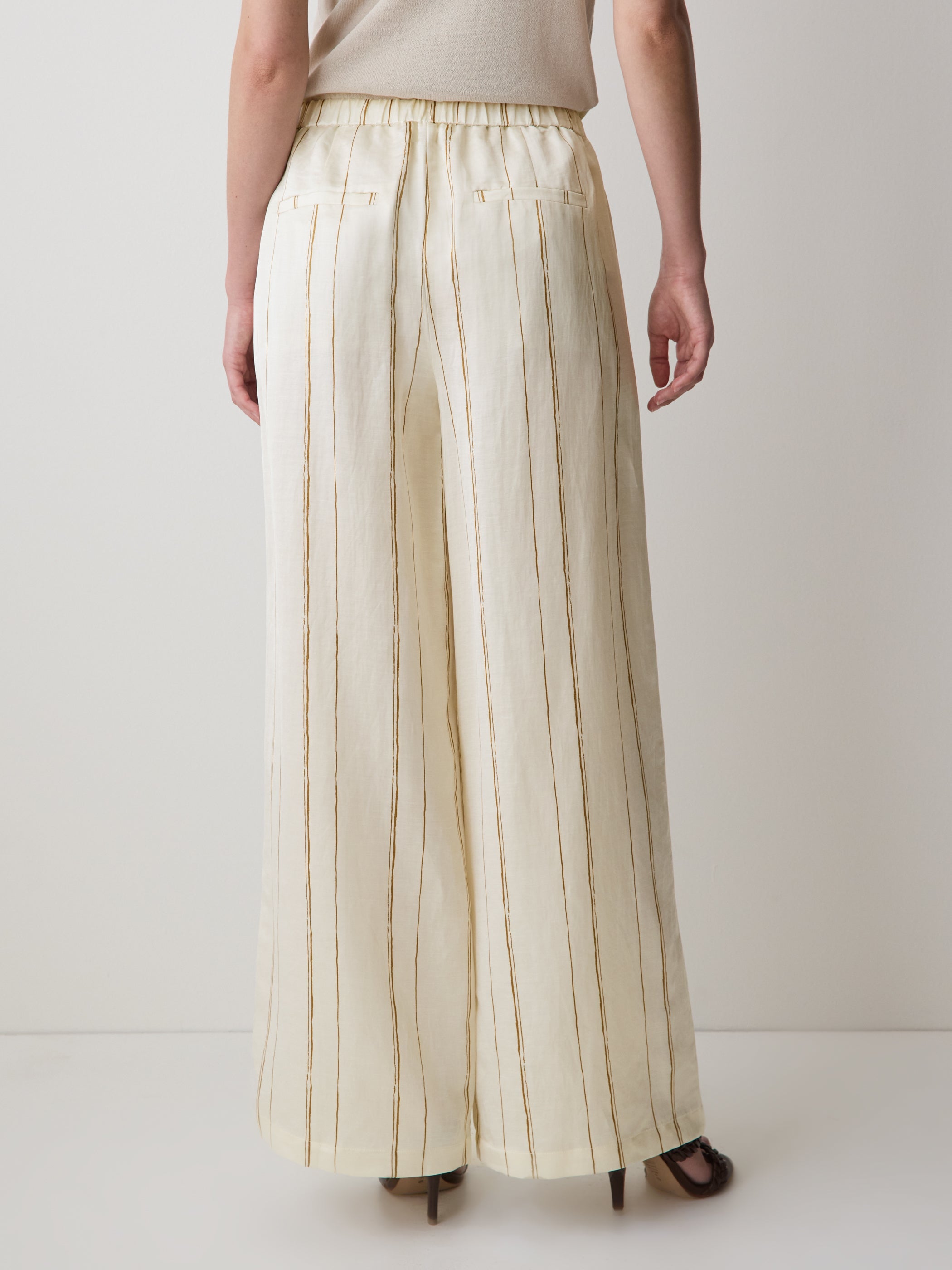 RW&CO Pull-On Mid-Rise Wide-Leg Pant