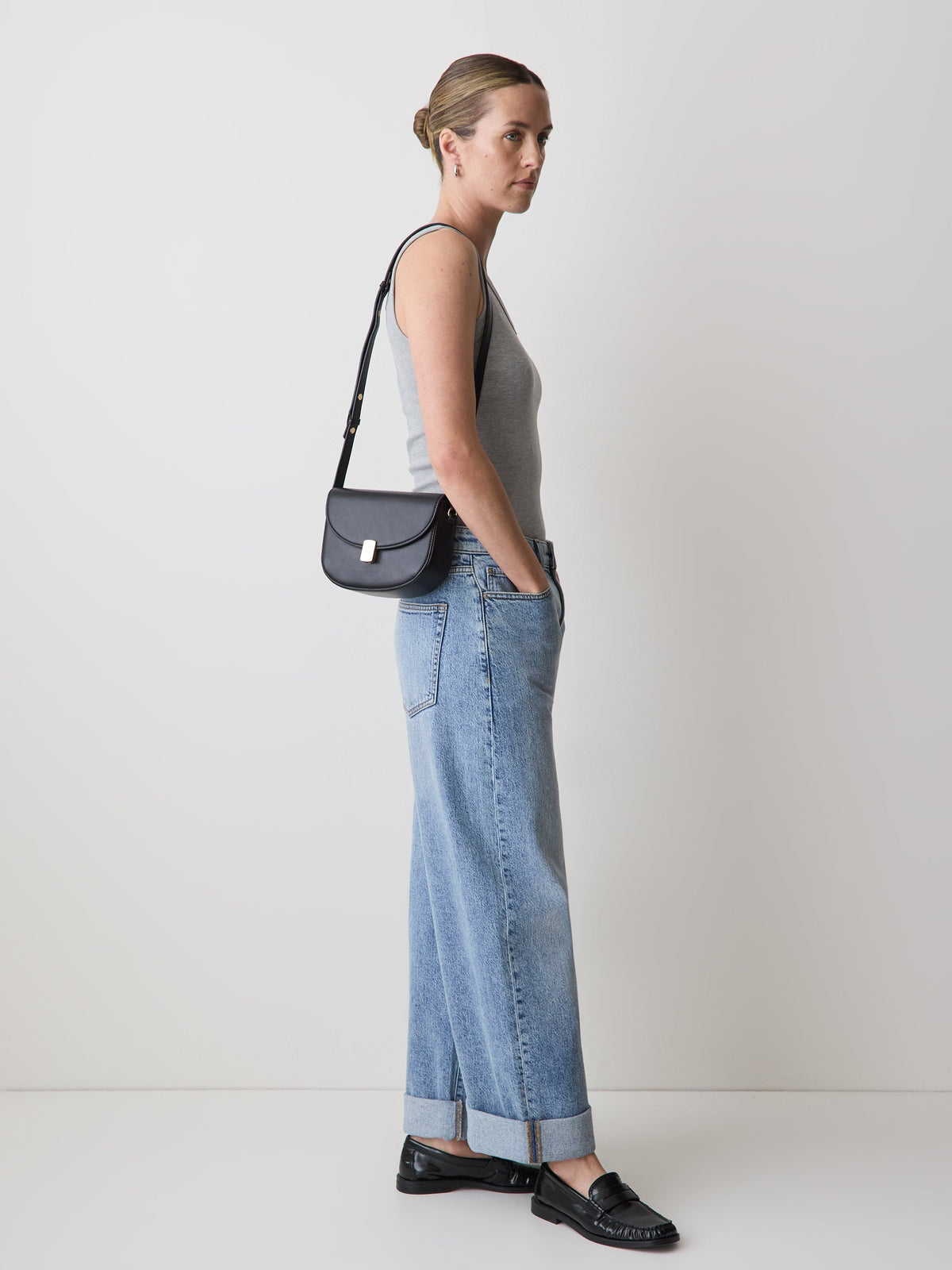 RW&CO Faux Leather Cross-Body Bag