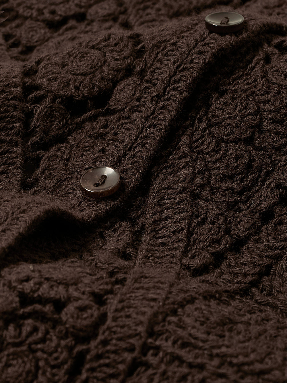 RW&CO Buttoned-Down Crochet Tank Top