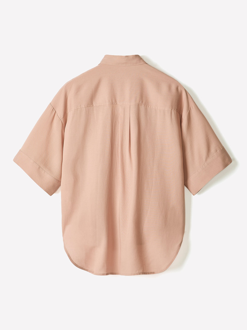 RW&CO Short-Sleeve Blouse with Shirt Collar