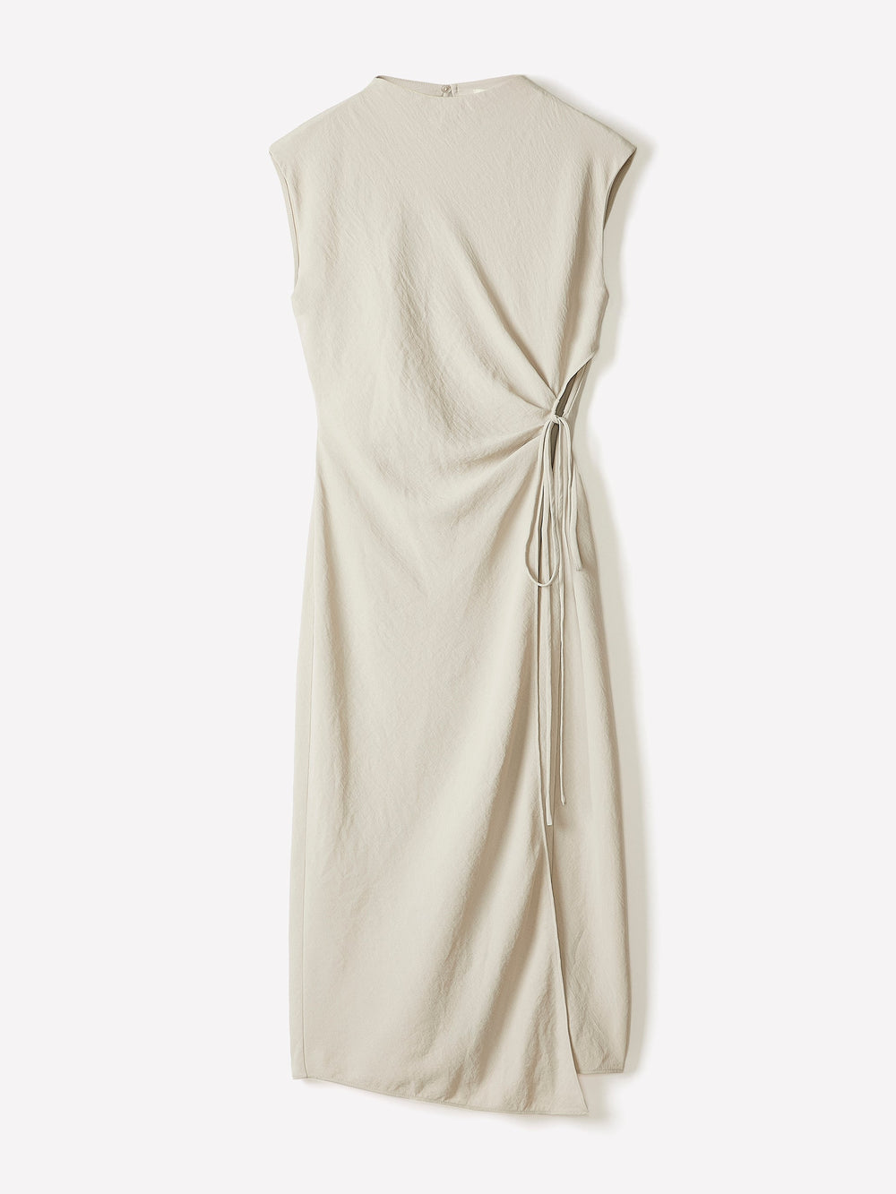 RW&CO Extended-Sleeve Mock-Neck Midi Dress with Wrap Detail