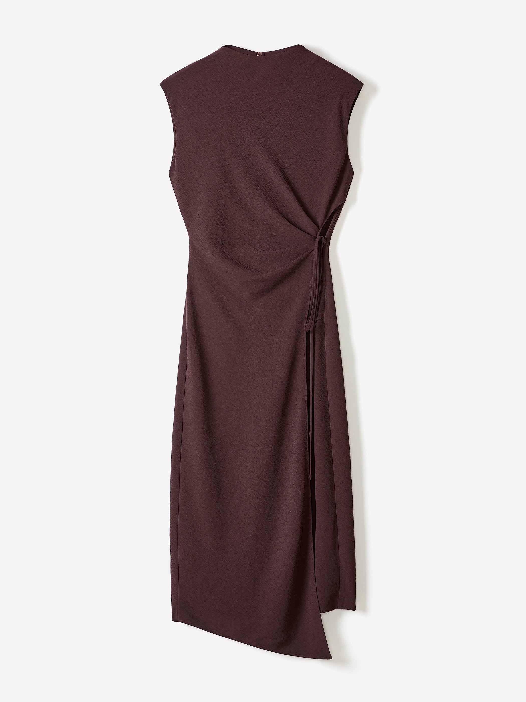 RW&CO Extended-Sleeve Mock-Neck Midi Dress with Wrap Detail