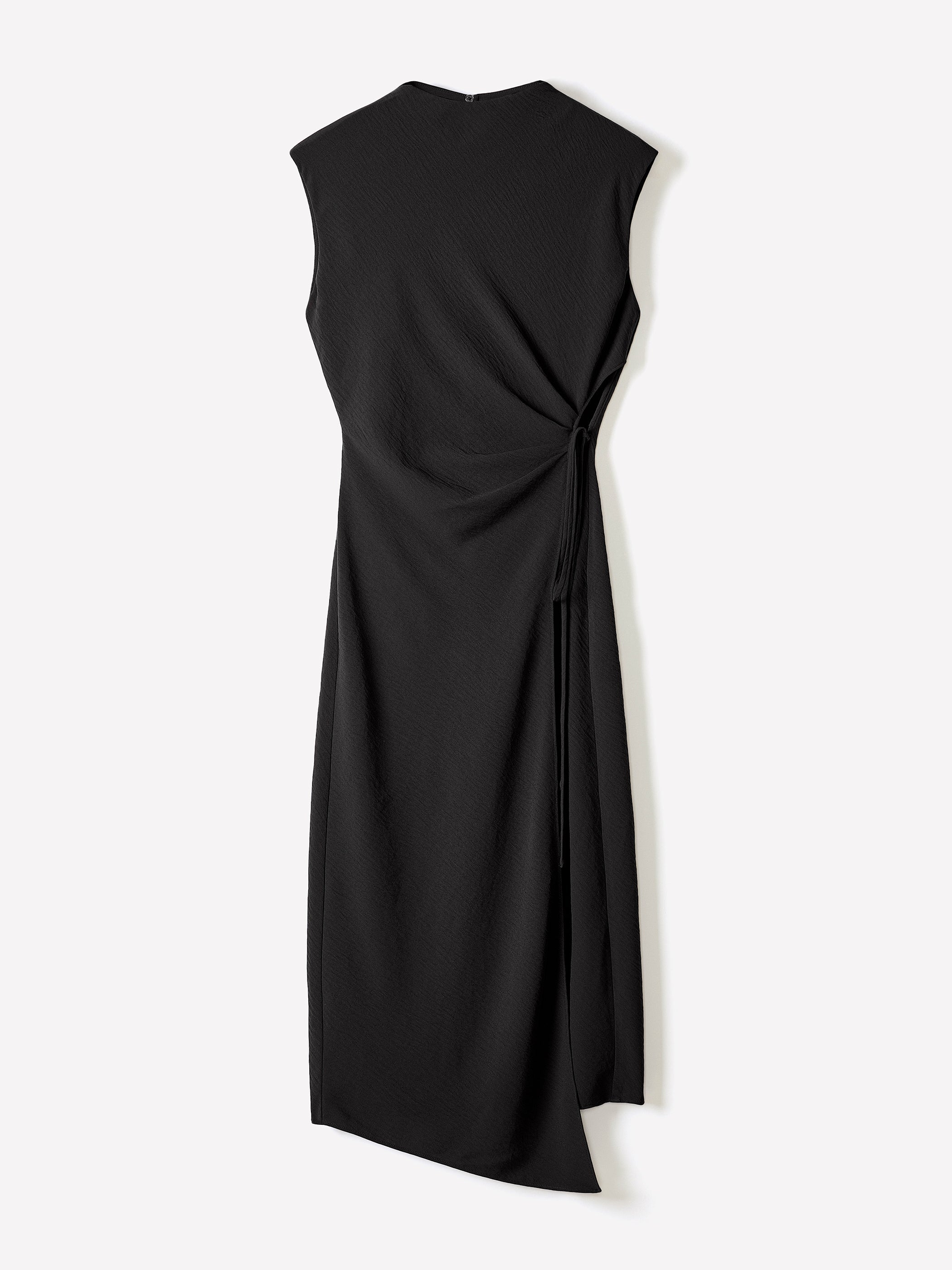 RW&CO Extended-Sleeve Mock-Neck Midi Dress with Wrap Detail