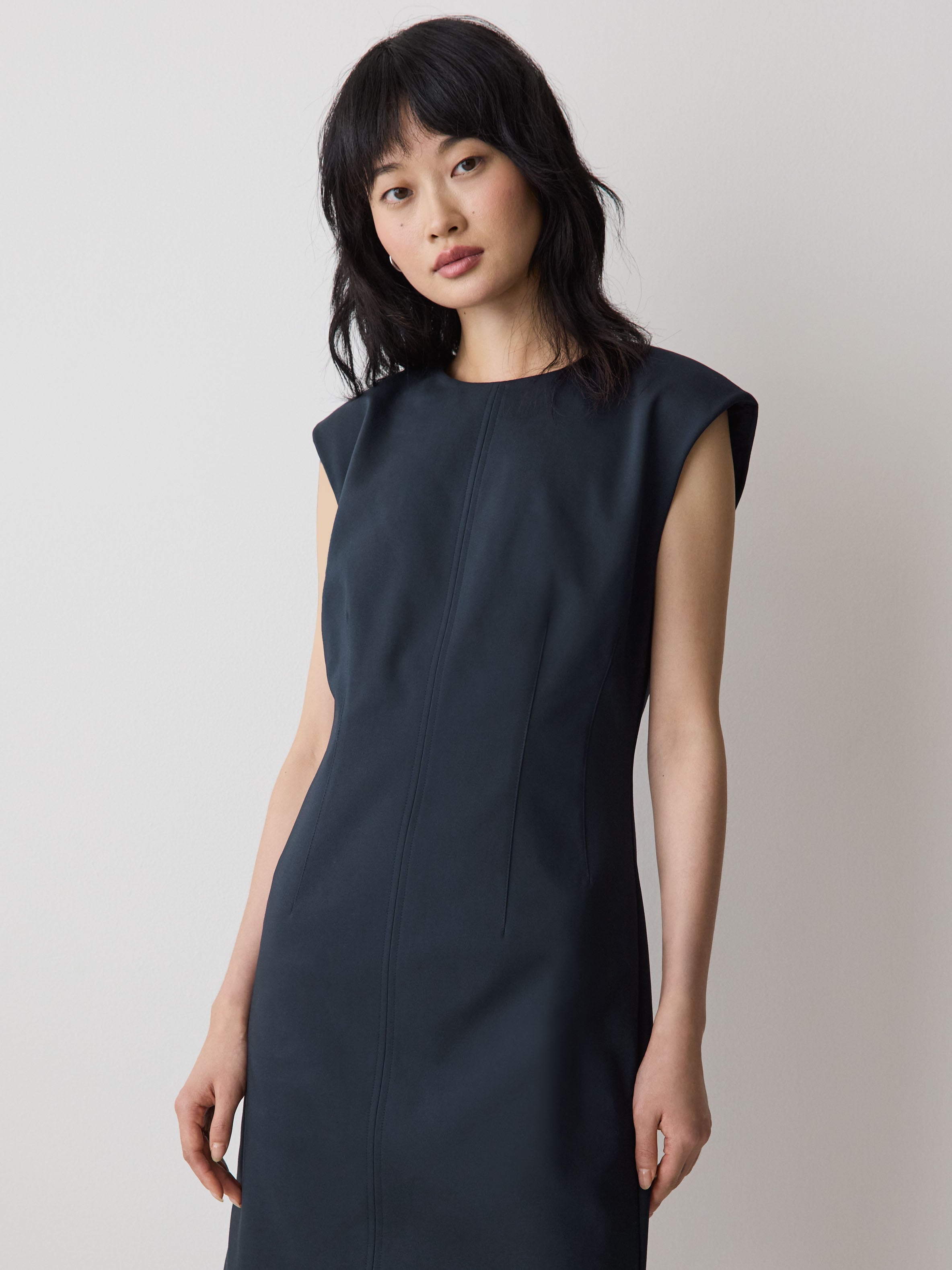 RW&CO Sleeveless Crew-Neck Mini Dress